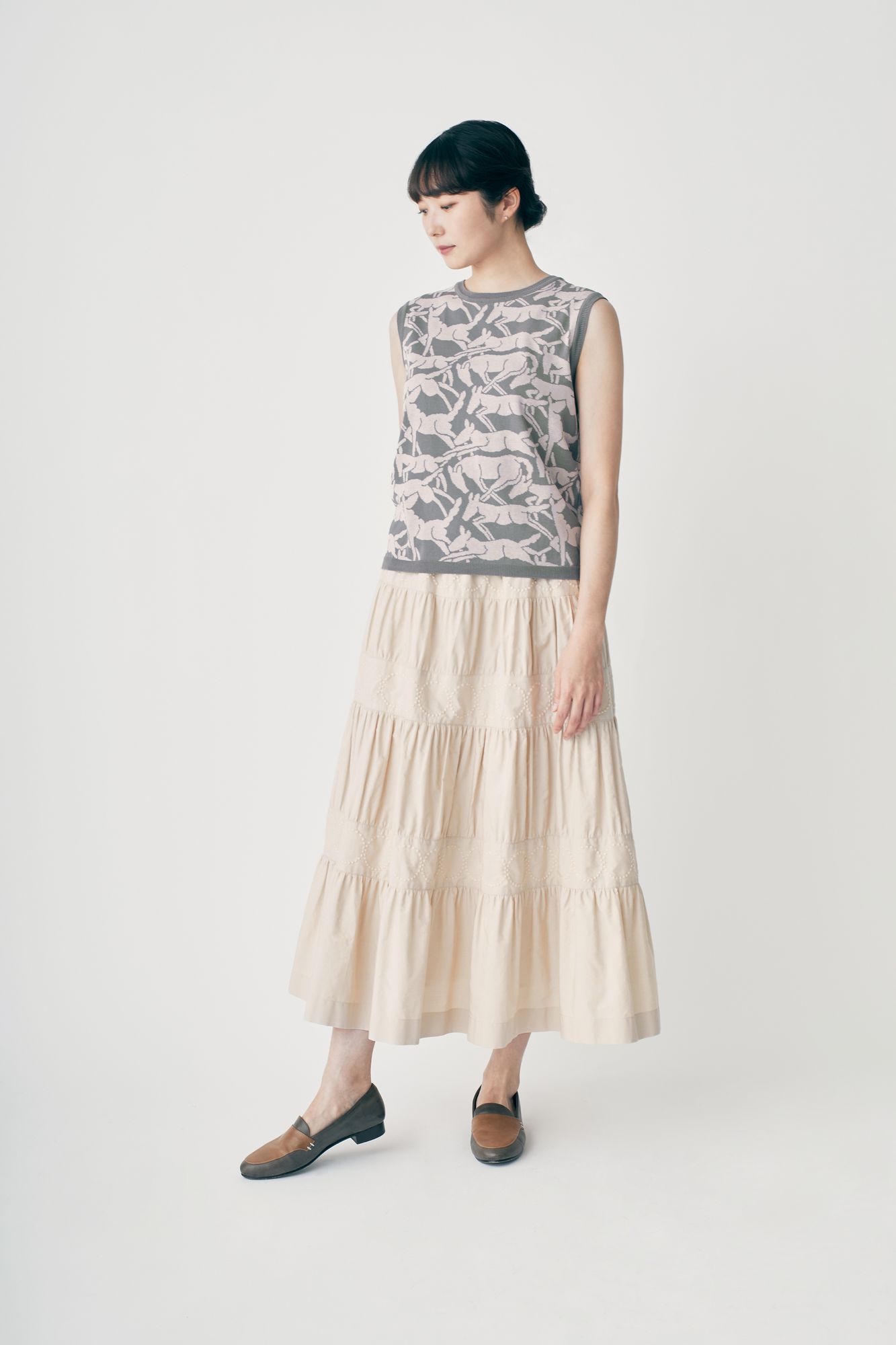 tambourine ティアードスカート - minä perhonen