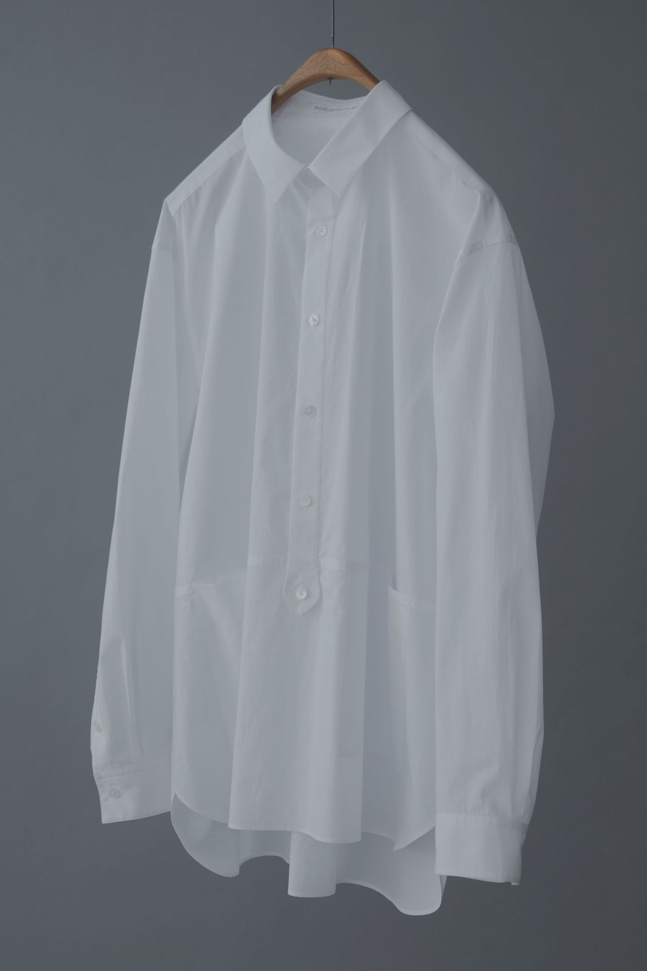 ミナペルホネン　laboratory ランドリー　シャツ　長袖　ホワイト　38 ミナペルホネン laboratory ランドリー シャツ 長袖 ホワイト 38 ミナ