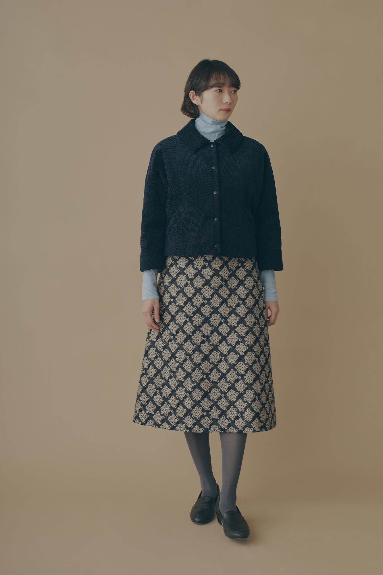 land puzzle ショートジャケット - minä perhonen