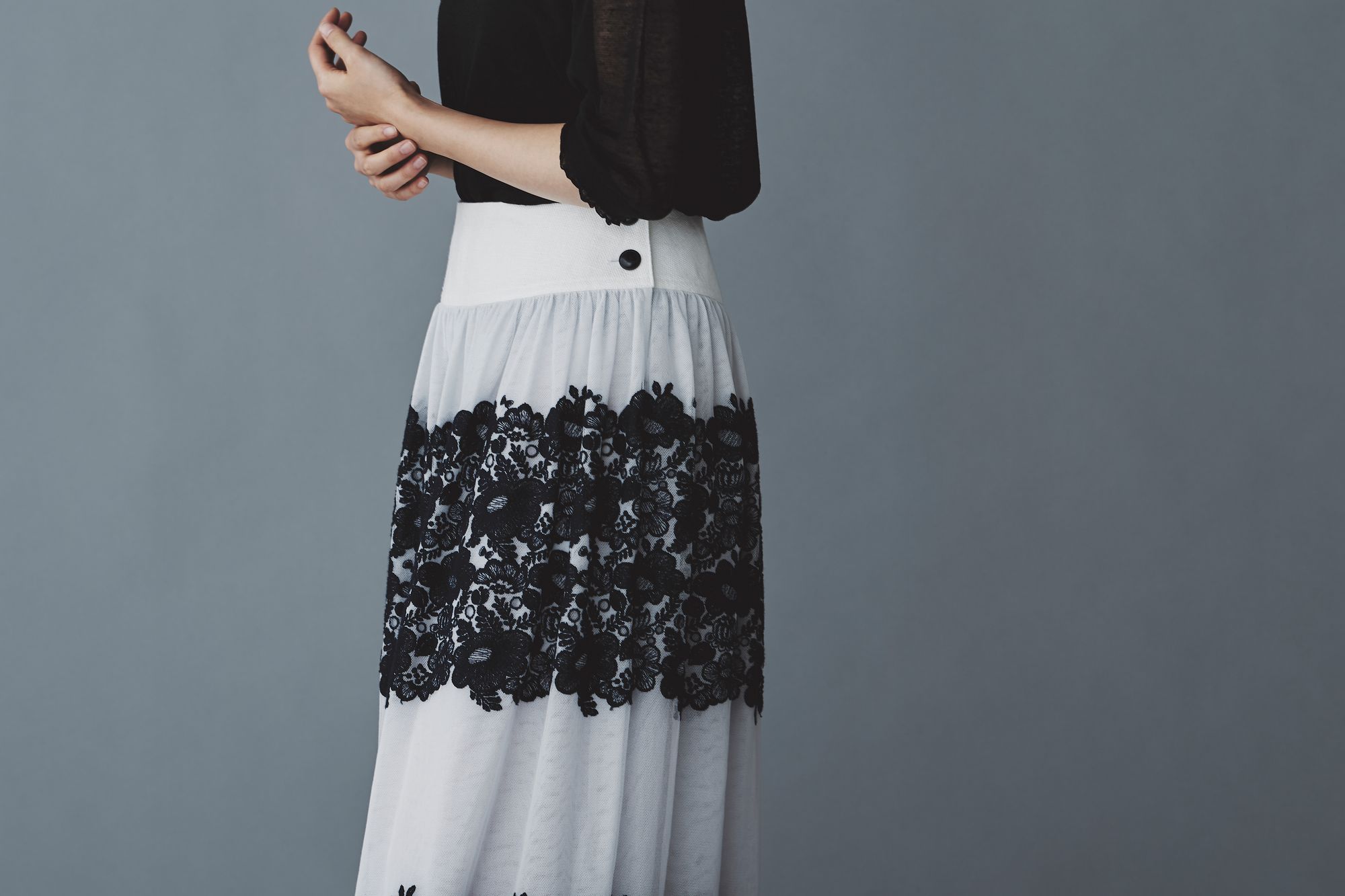 smile flower チュールスカート - minä perhonen