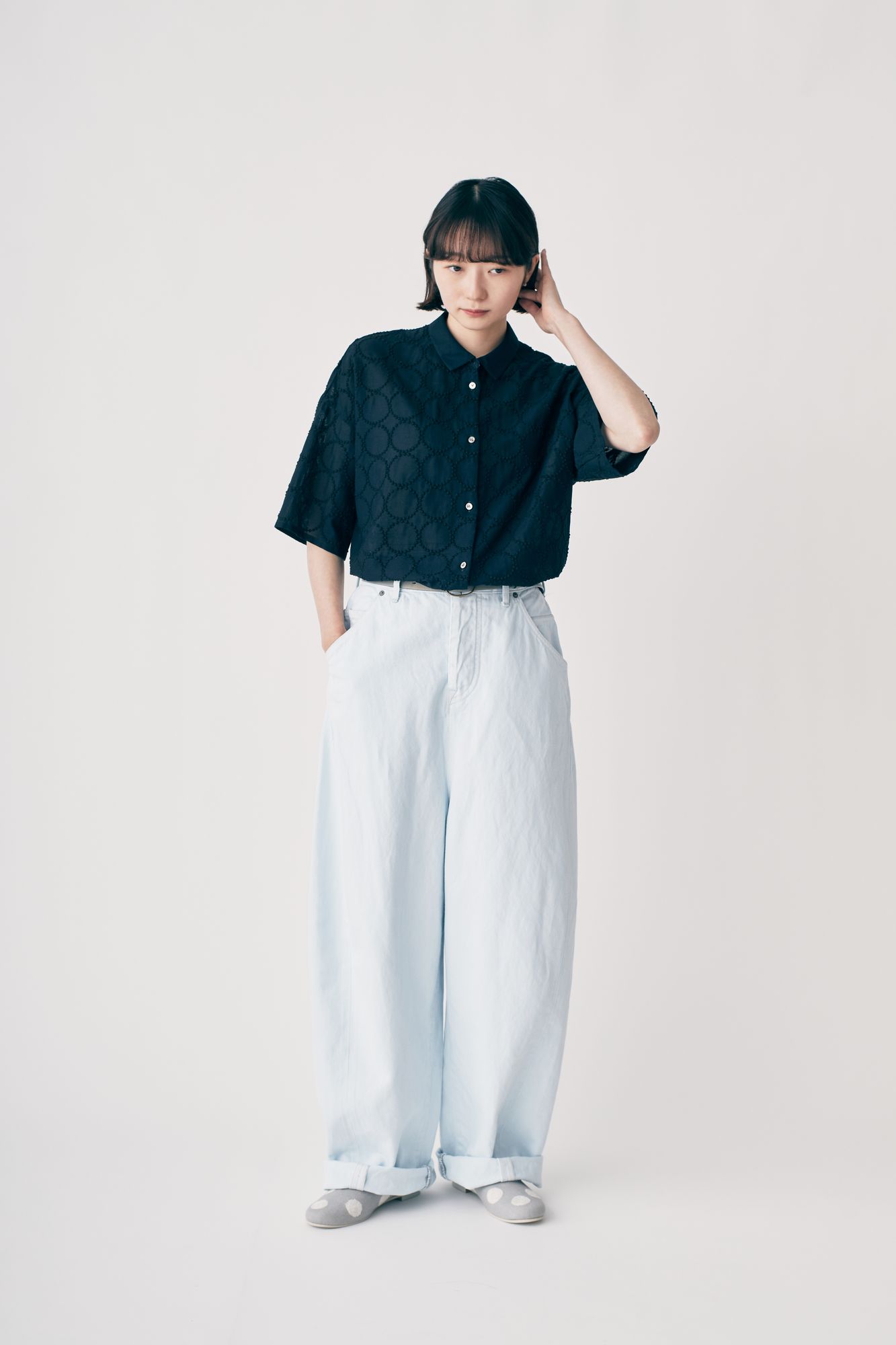 always バルーンワイドデニム - minä perhonen