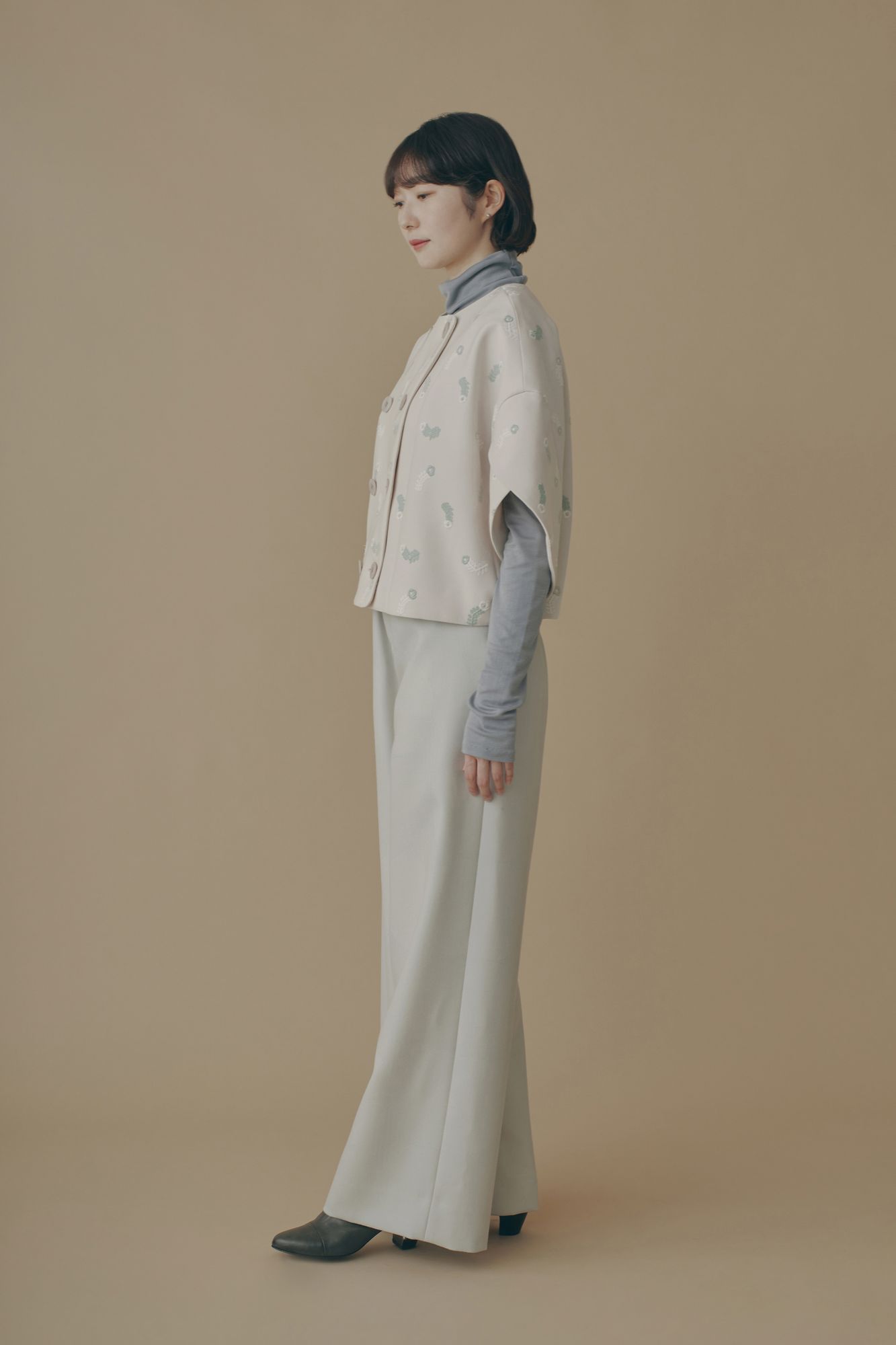 mina perhonen petal featherショートジャケット petal feather ショートジャケット - minä perhonen