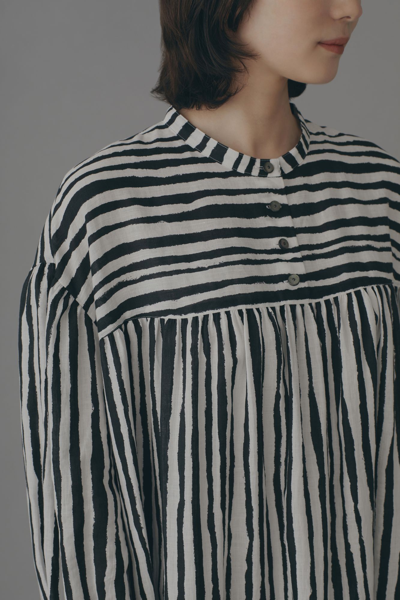 IS NO BAMBOO HERE ギャザードレス - minä perhonen