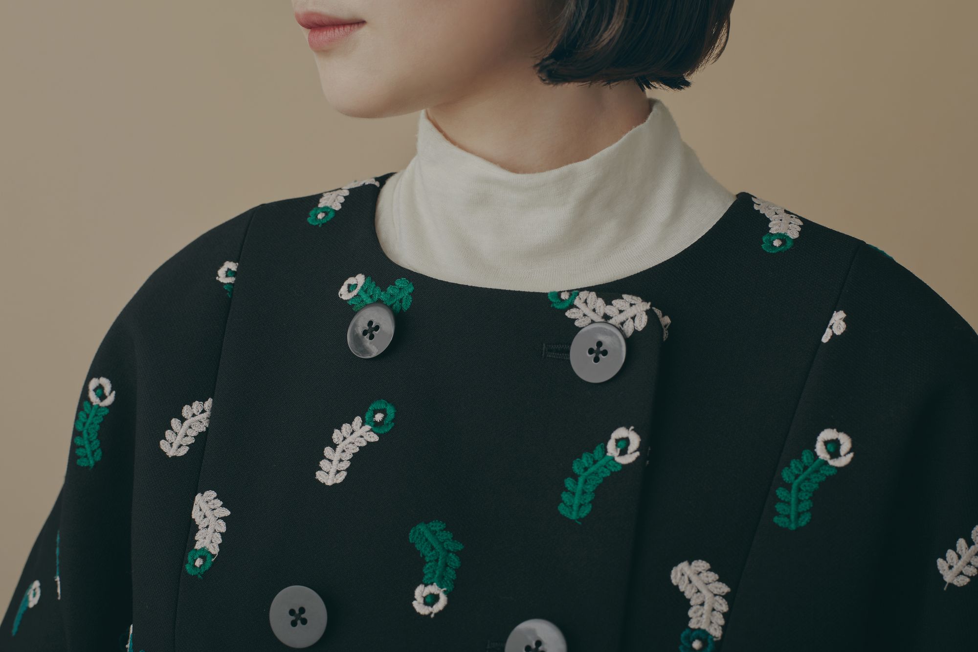 petal feather ショートジャケット - minä perhonen