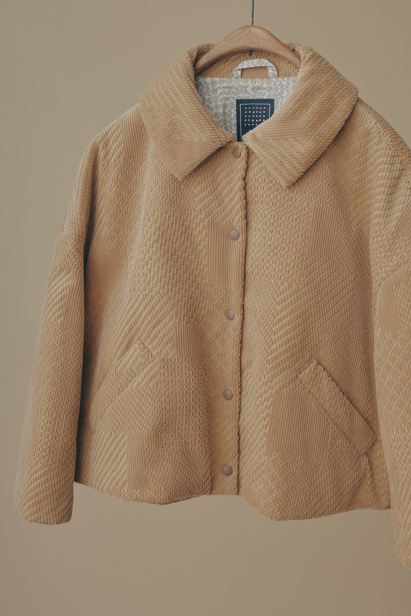 ミナペルホネン　land puzzle　ショート　ジャケット　コート　38 mina perhonen land puzzle ショートジャケット - ミナペルホネン正規