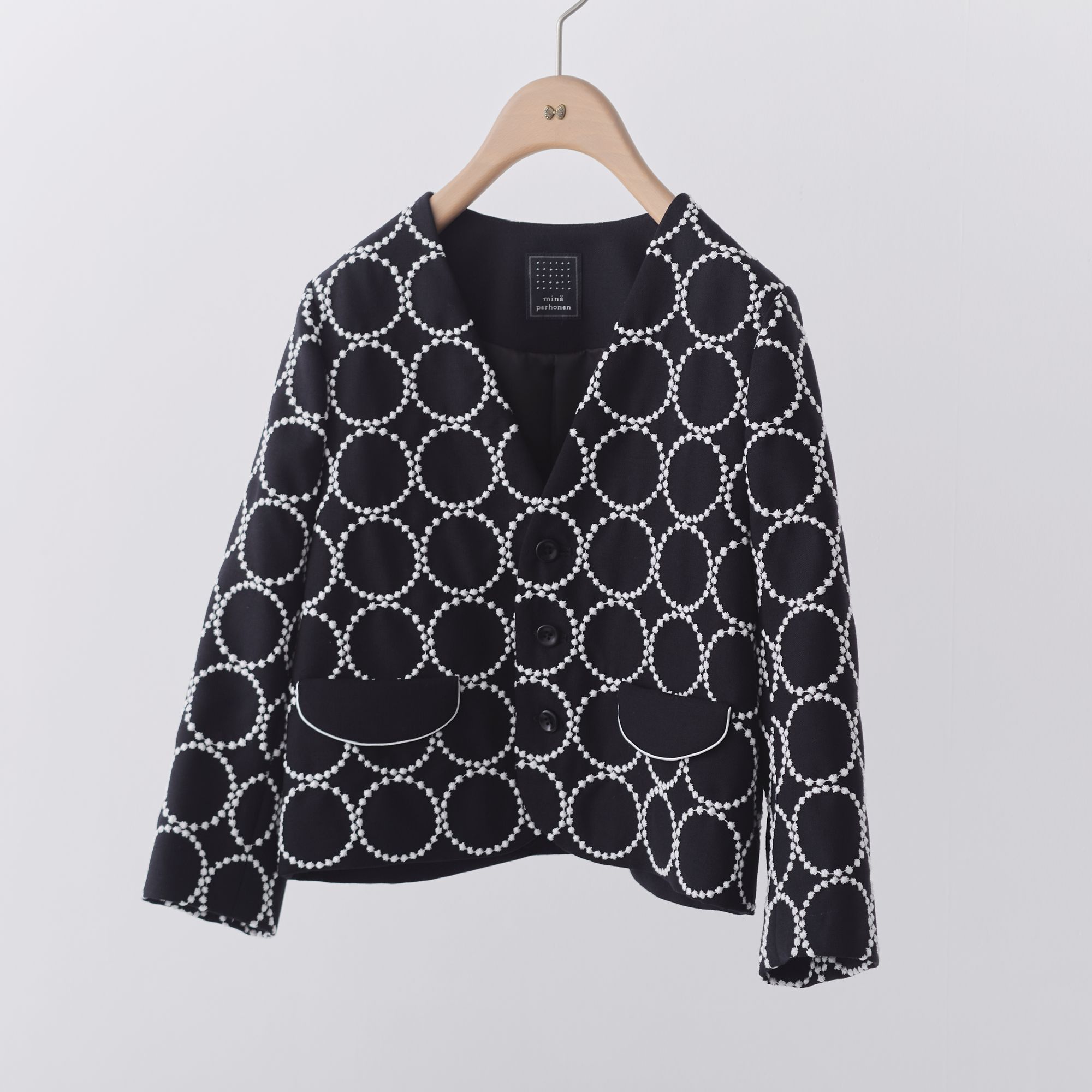 ミナペルホネン　タンバリン　ジャケット　サイズ40 一回着用のみの超美品 tambourine ジャケット - minä perhonen