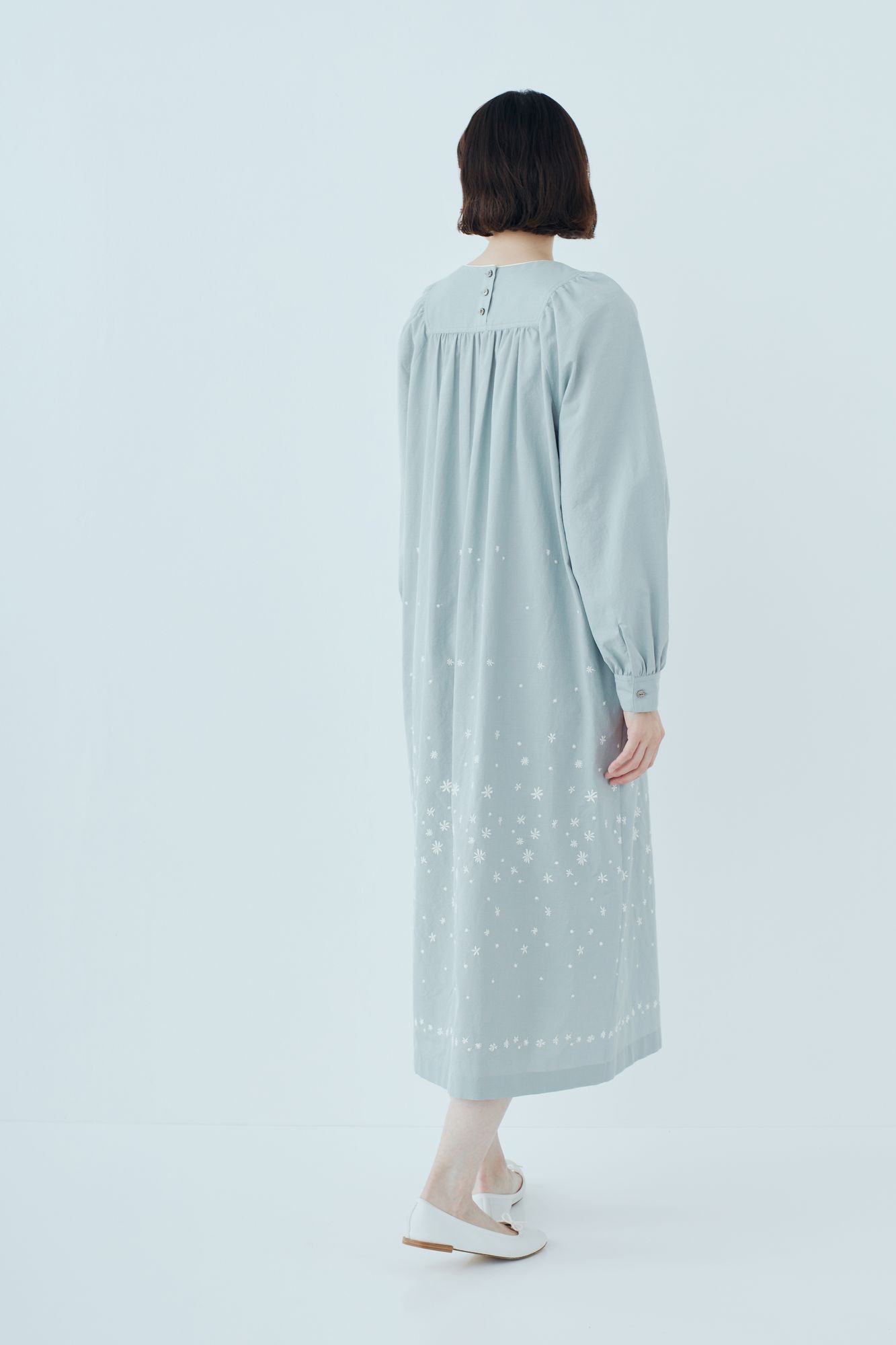 hoshi*hana ラグランギャザードレス - minä perhonen