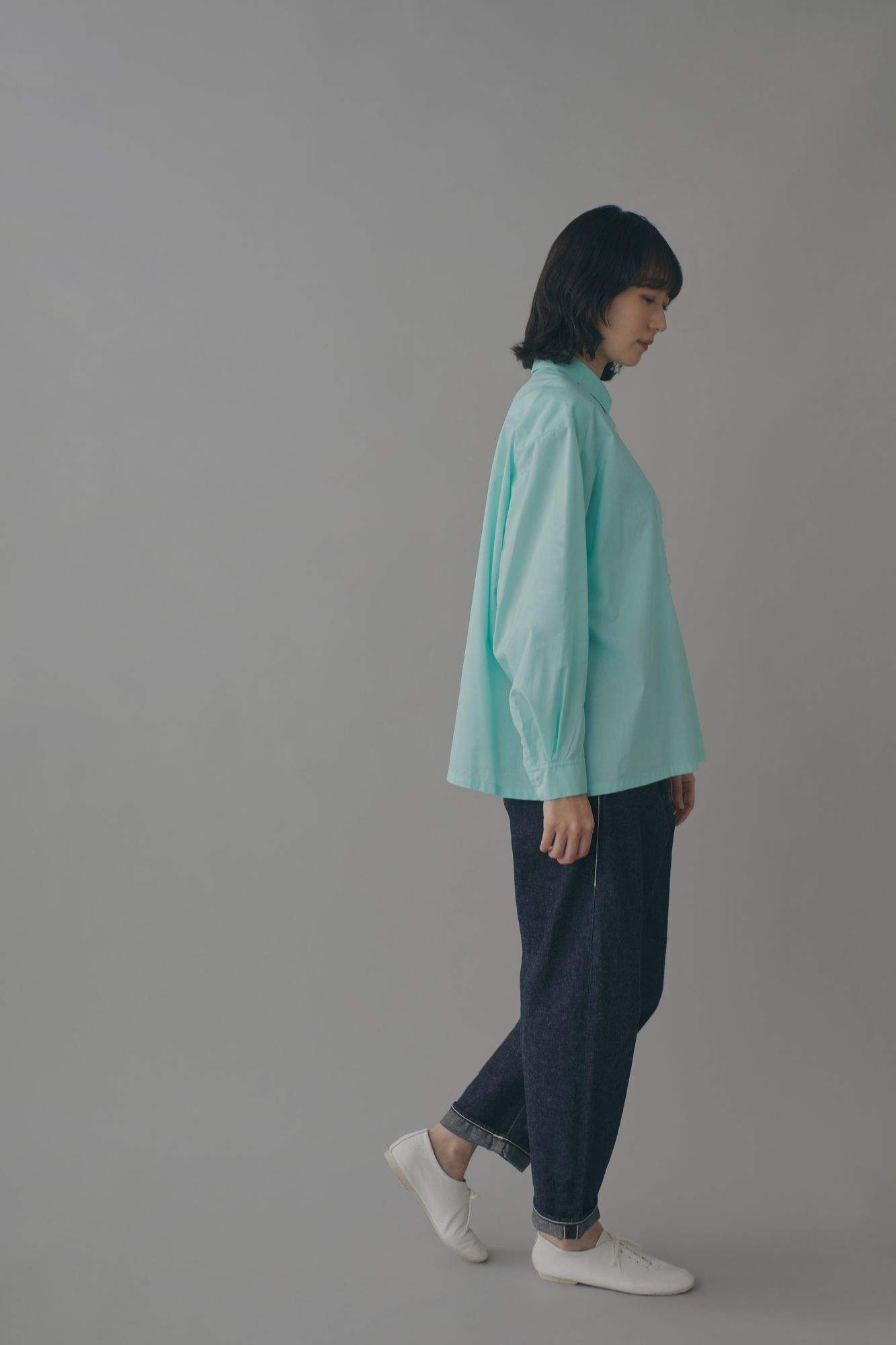 sea pearl ロングスリーブブラウス - minä perhonen