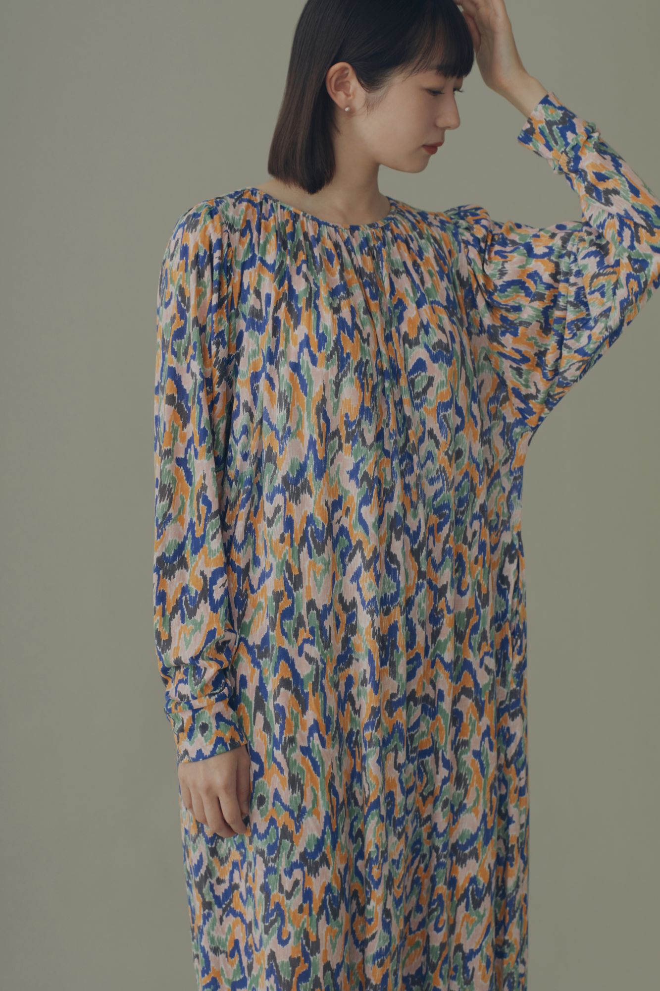 ミナペルホネン　light dance コサージュ 虹や光が浮遊している様子をパステルで描いた'light dance'🌈✨ 肌触り