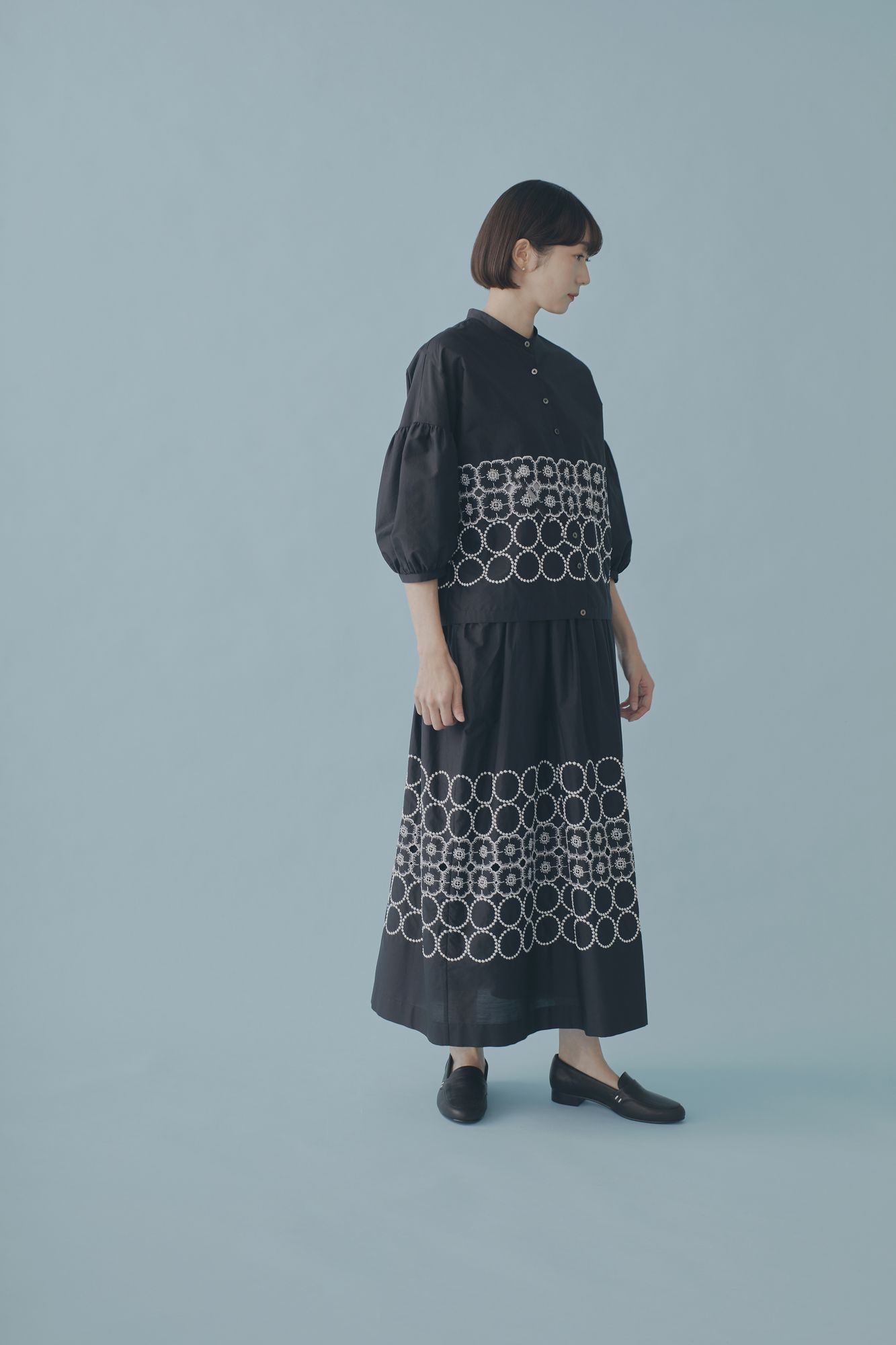 anemone × tambourine ギャザースカート - minä perhonen