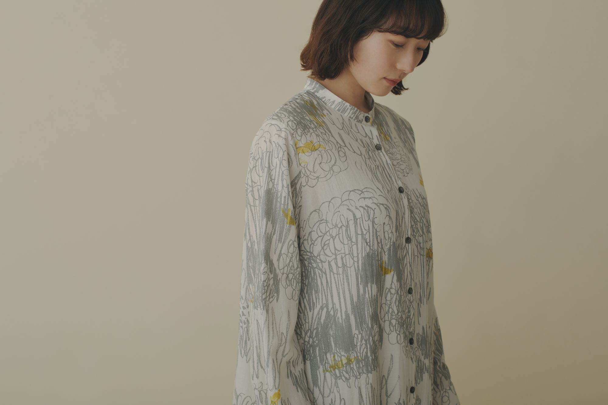 cache-cache スタンドカラードレス - minä perhonen