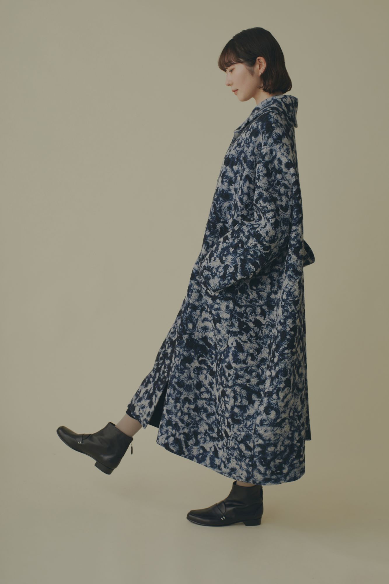 ミナペルホネン plume コート　着画あり piuma コート - minä perhonen