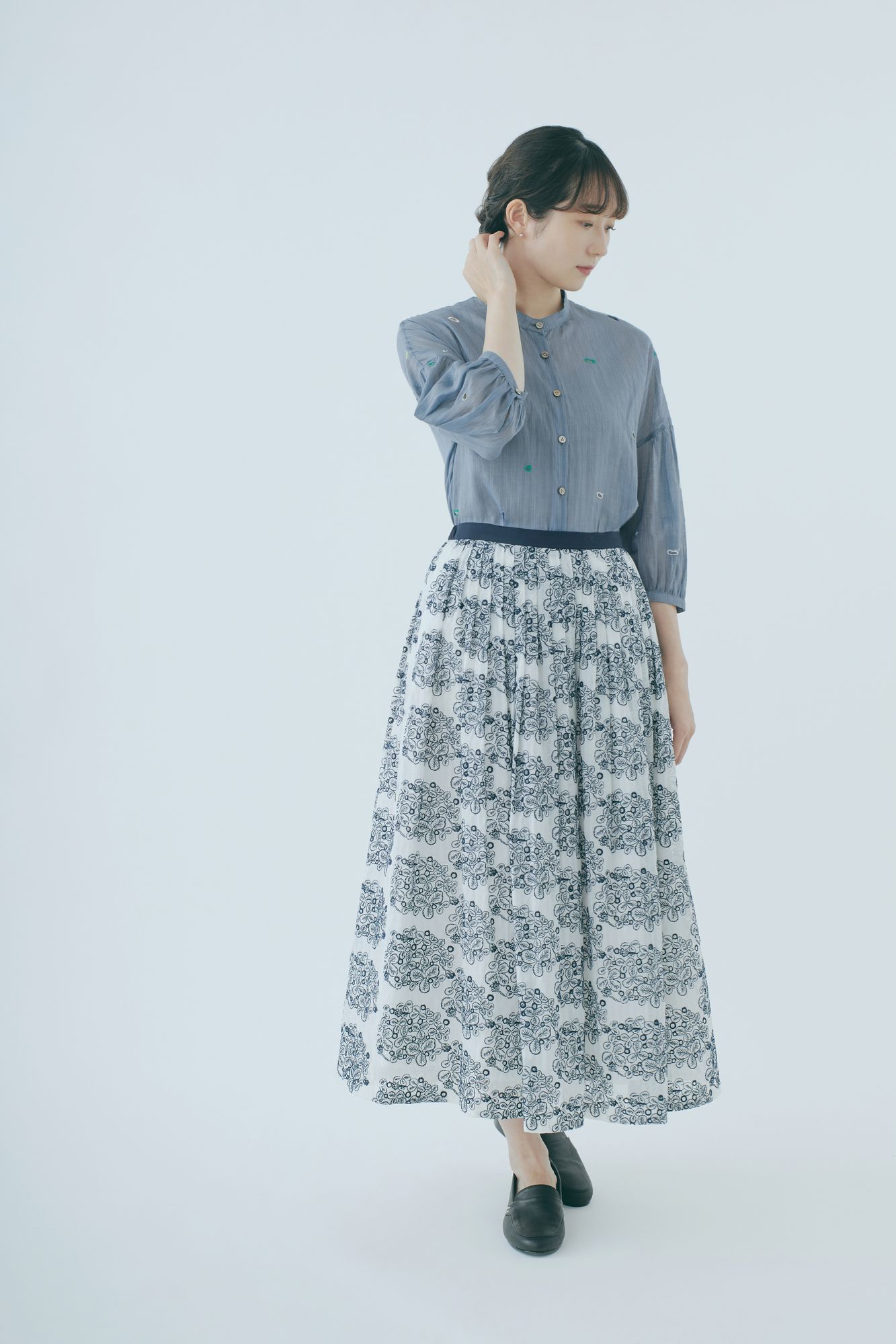 【新品同様】ミナペルホネン　スカート 「sometines lucky」 sometimes lucky スカート - minä perhonen