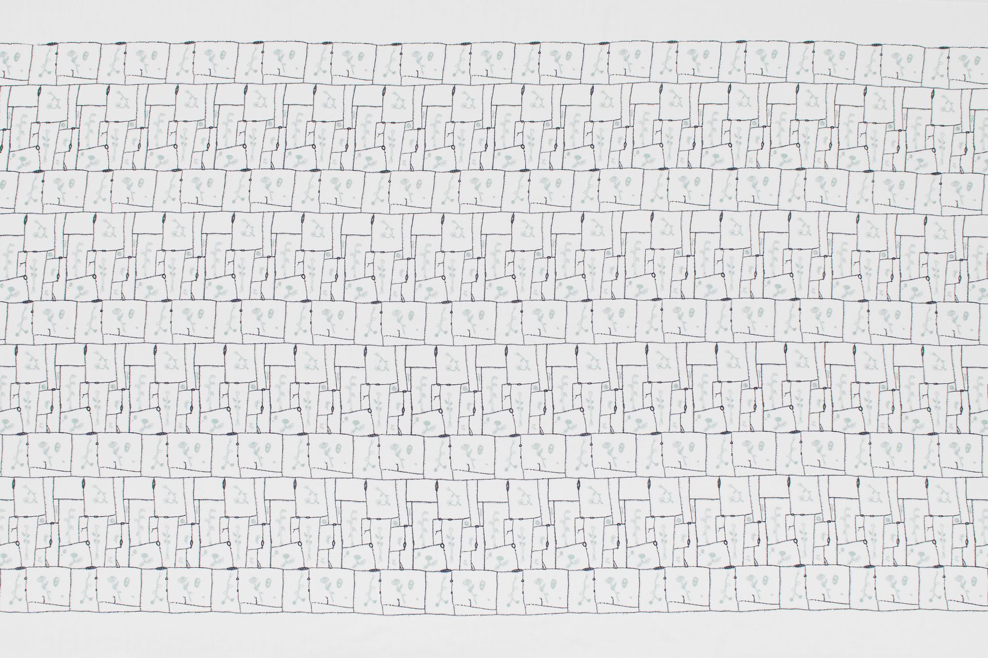 garden patchwork ファブリック - minä perhonen