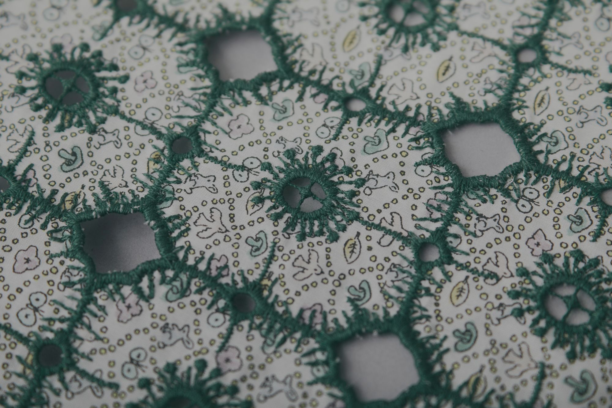 forest wave + anemone ファブリック ボーラーあり - minä perhonen