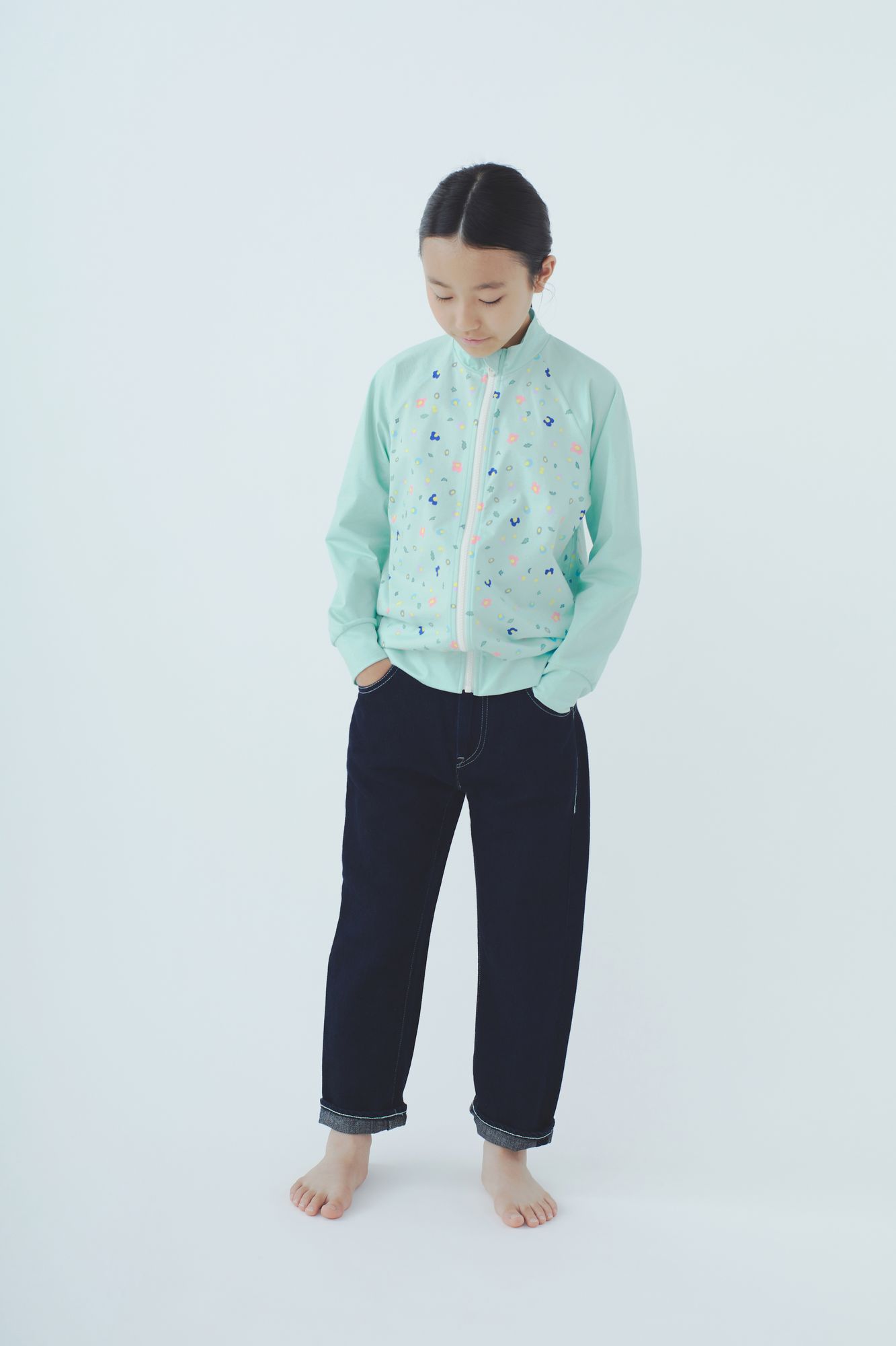 hanaページです。 uki hana キッズラッシュガード - minä perhonen