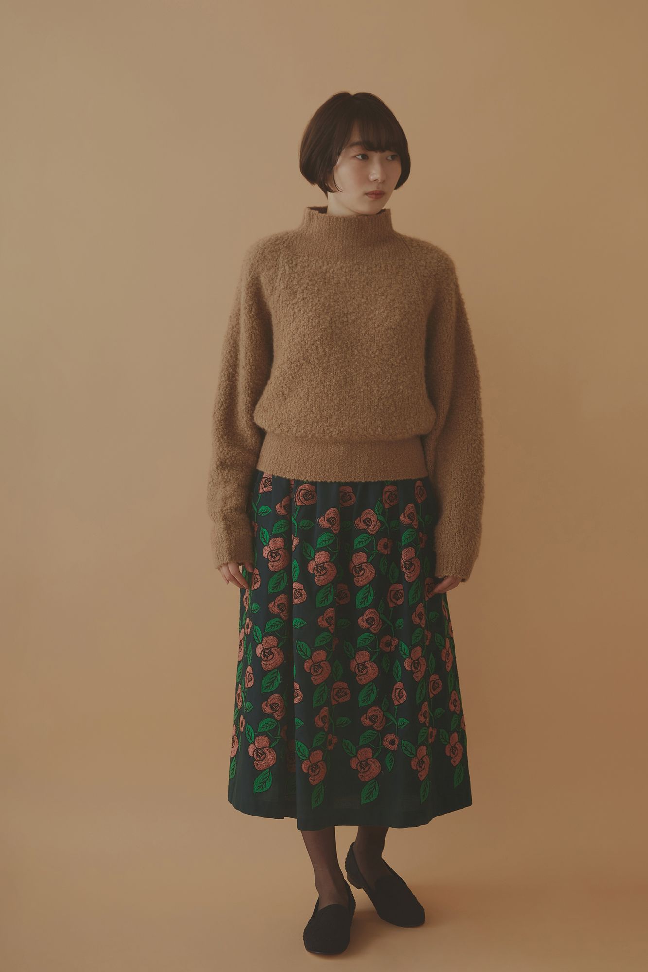 s*a様 【未使用】【ミナペルホネン】metsä matto ハイネックプルオー metsä matto ハイネックプルオーバー - minä perhonen