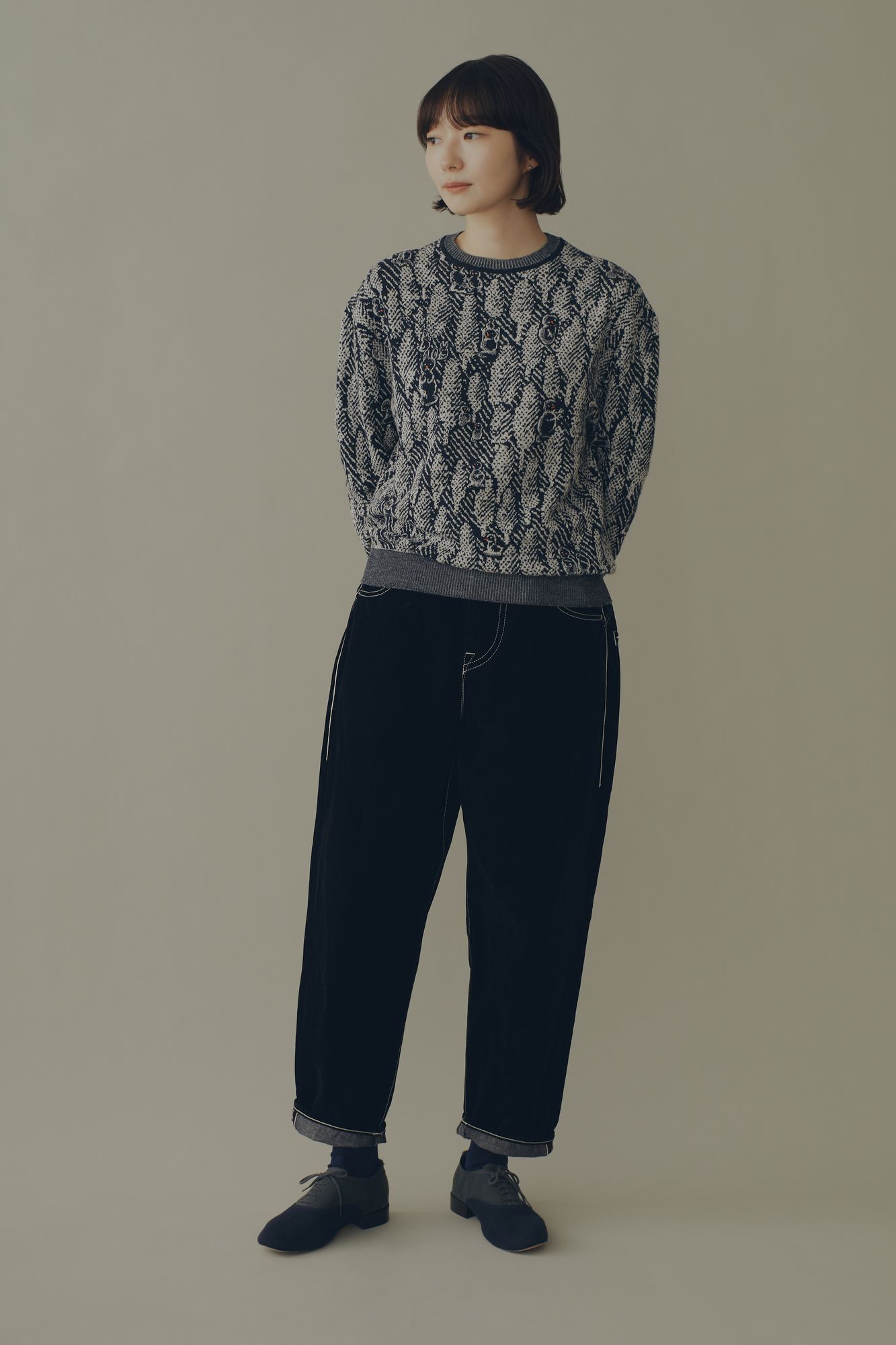 fête ロールアップパンツ - minä perhonen