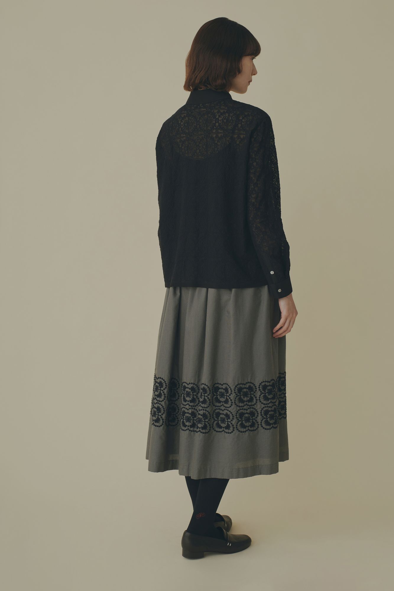 blumen ギャザースカート - minä perhonen