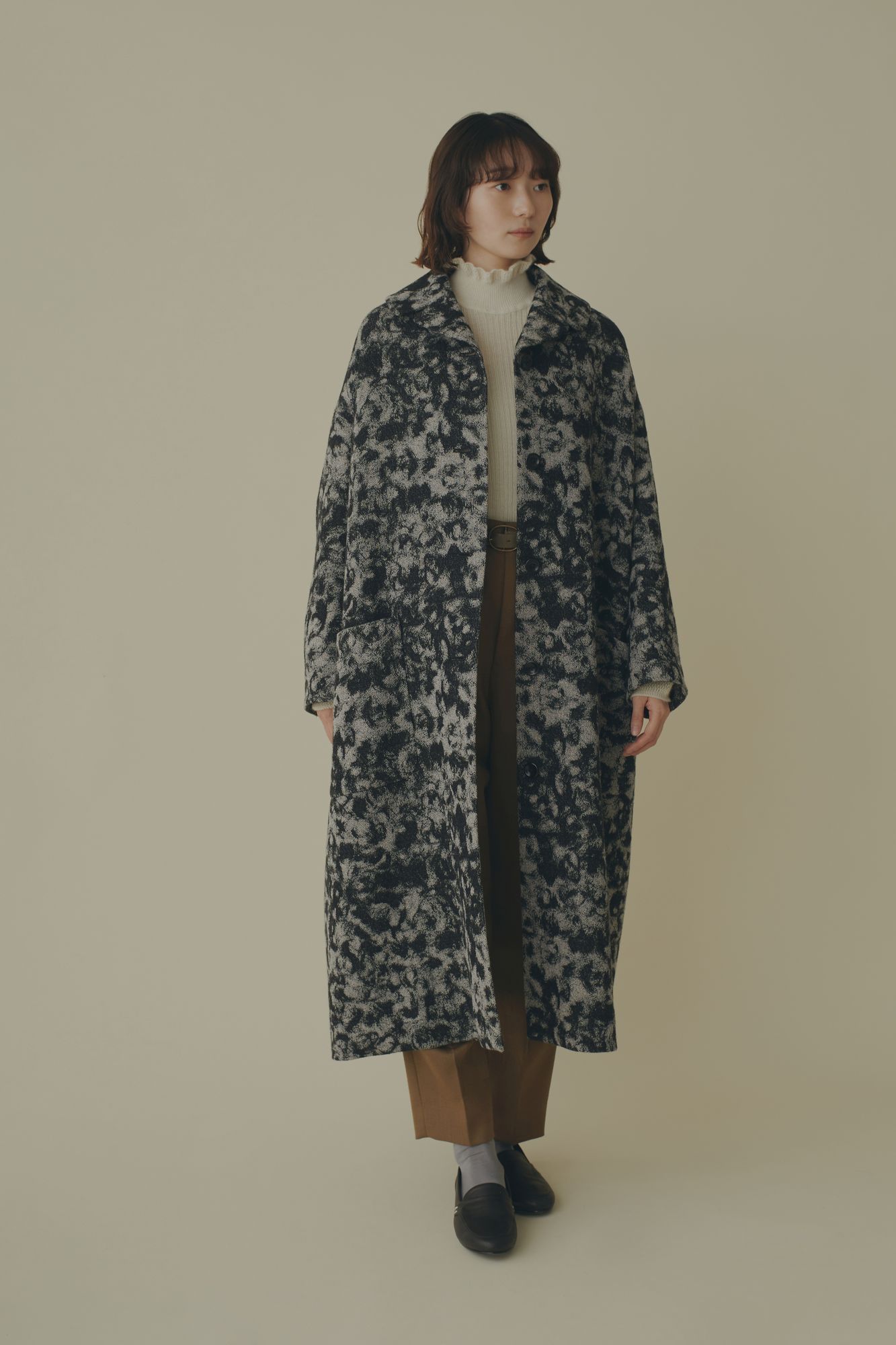 ミナペルホネン plume コート　着画あり piuma コート - minä perhonen