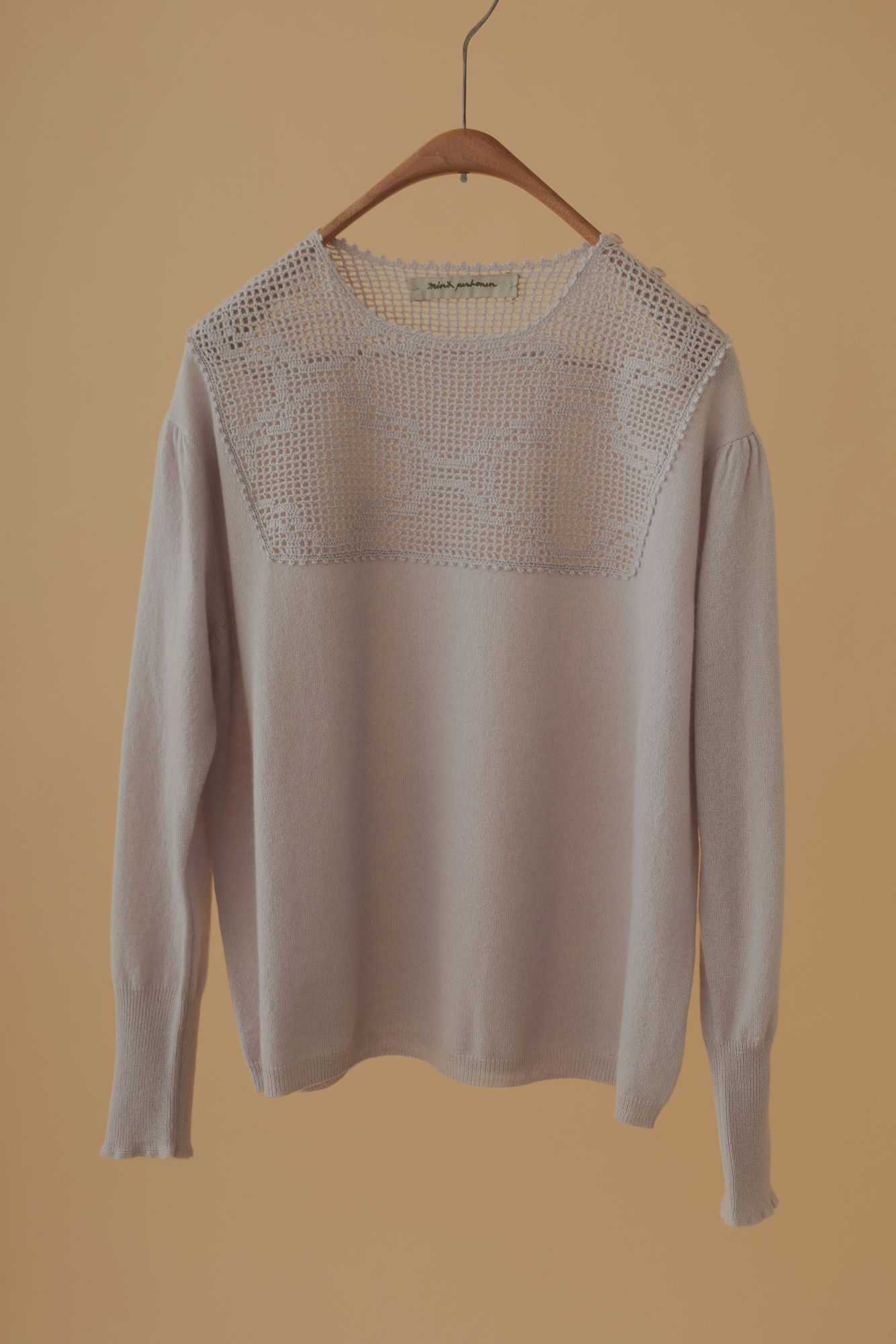 flower quilt ニットプルオーバー - minä perhonen