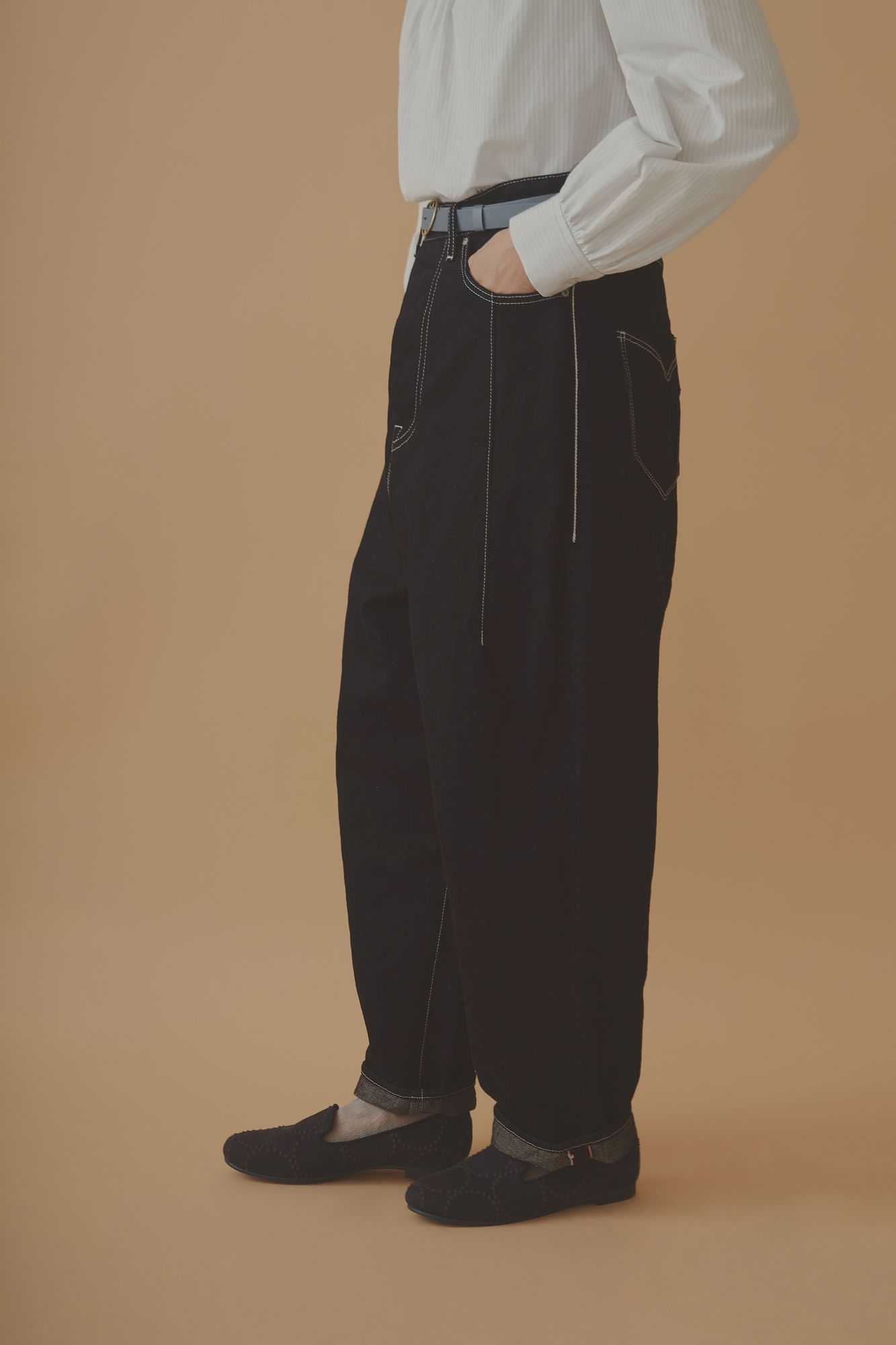 always テーパードデニム - minä perhonen