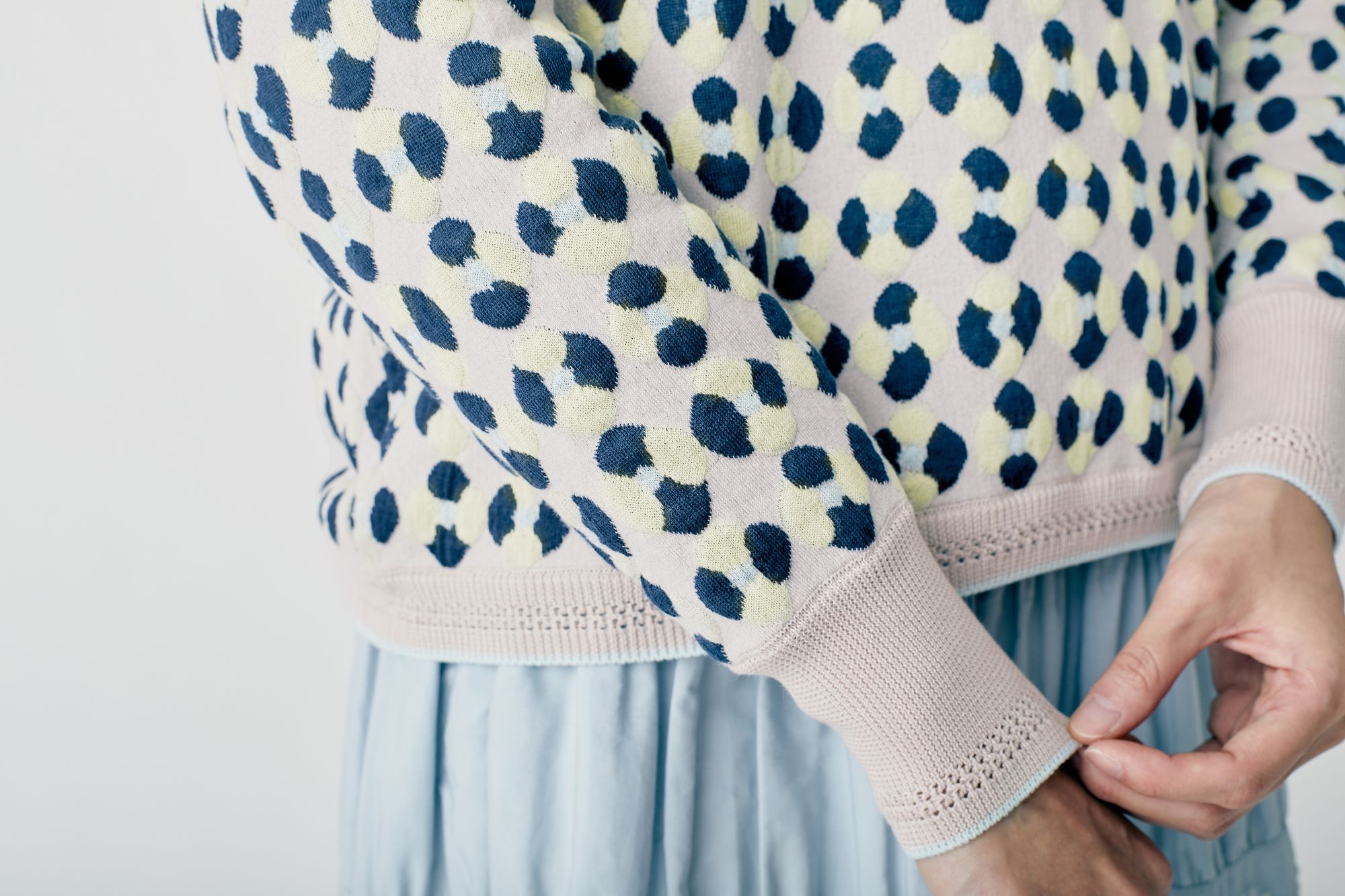 ミナペルホネン kukka kakku ブラウス kukka kakku ニットプルオーバー - minä perhonen