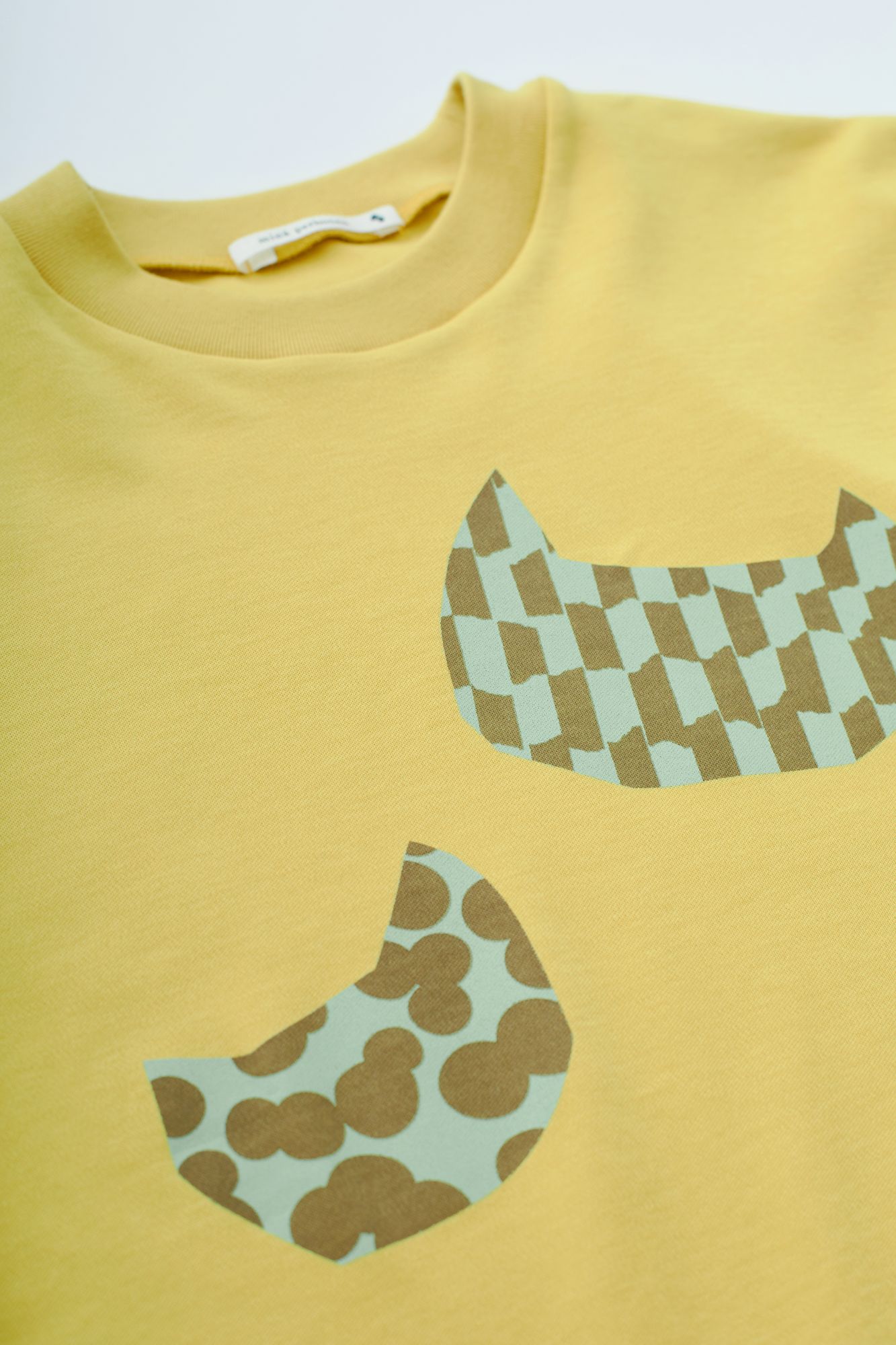 ミナペルホネンanone anoneカットソー mina perhonen 2023SS》anone-anone 半袖カットソー / white / 100cm