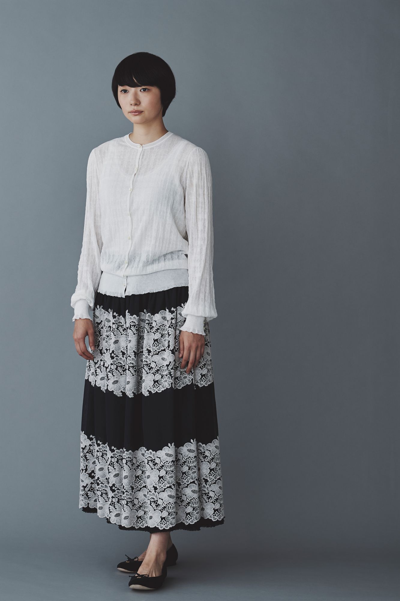 smile flower チュールスカート - minä perhonen