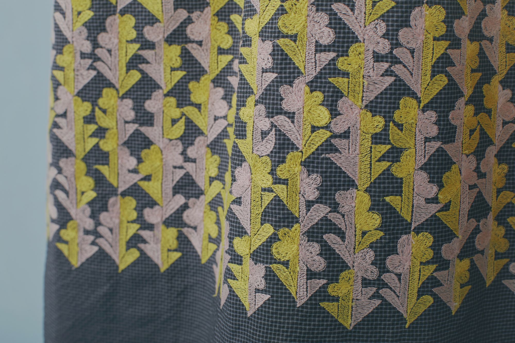 twin flower ギャザースカート - minä perhonen