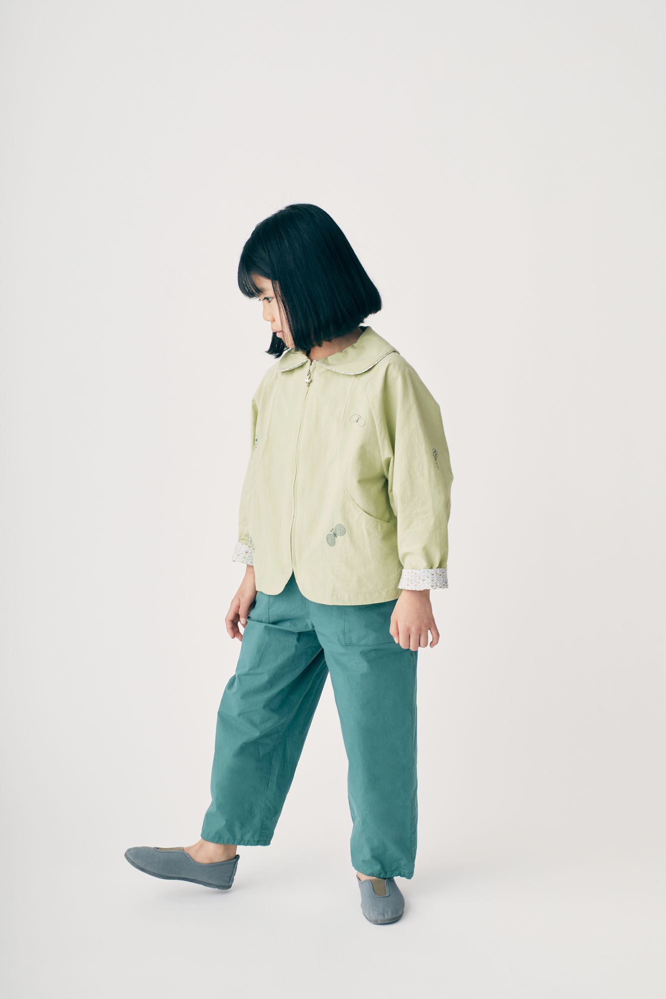 ミナペルホネン choucho ブルゾン サイズ110cm mina perhonen（ミナ ペルホネン）／choucho jacket - brown - 世界中