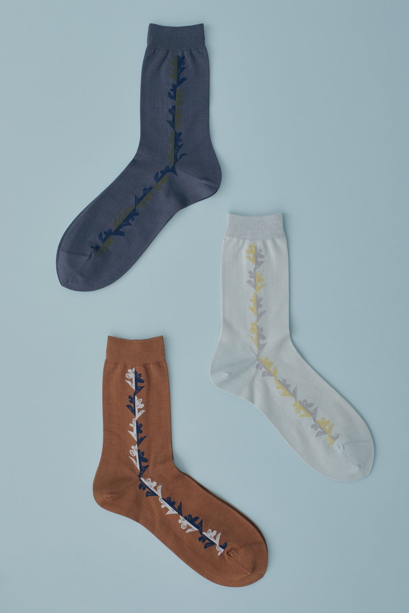 twin flower メンズソックス - minä perhonen