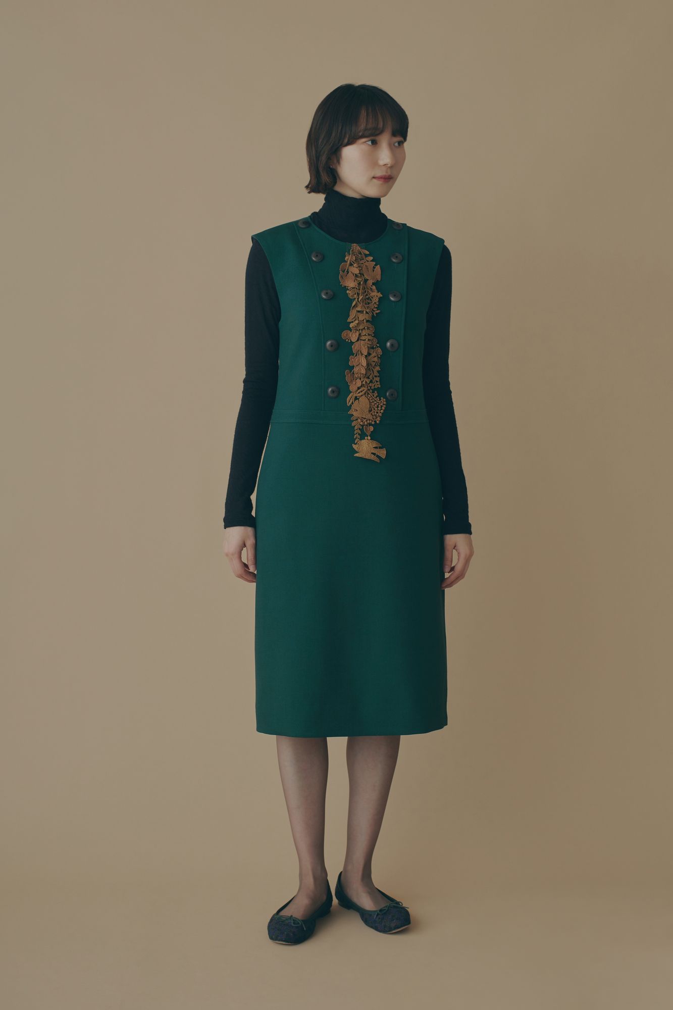 forest parade ノースリーブドレス - minä perhonen