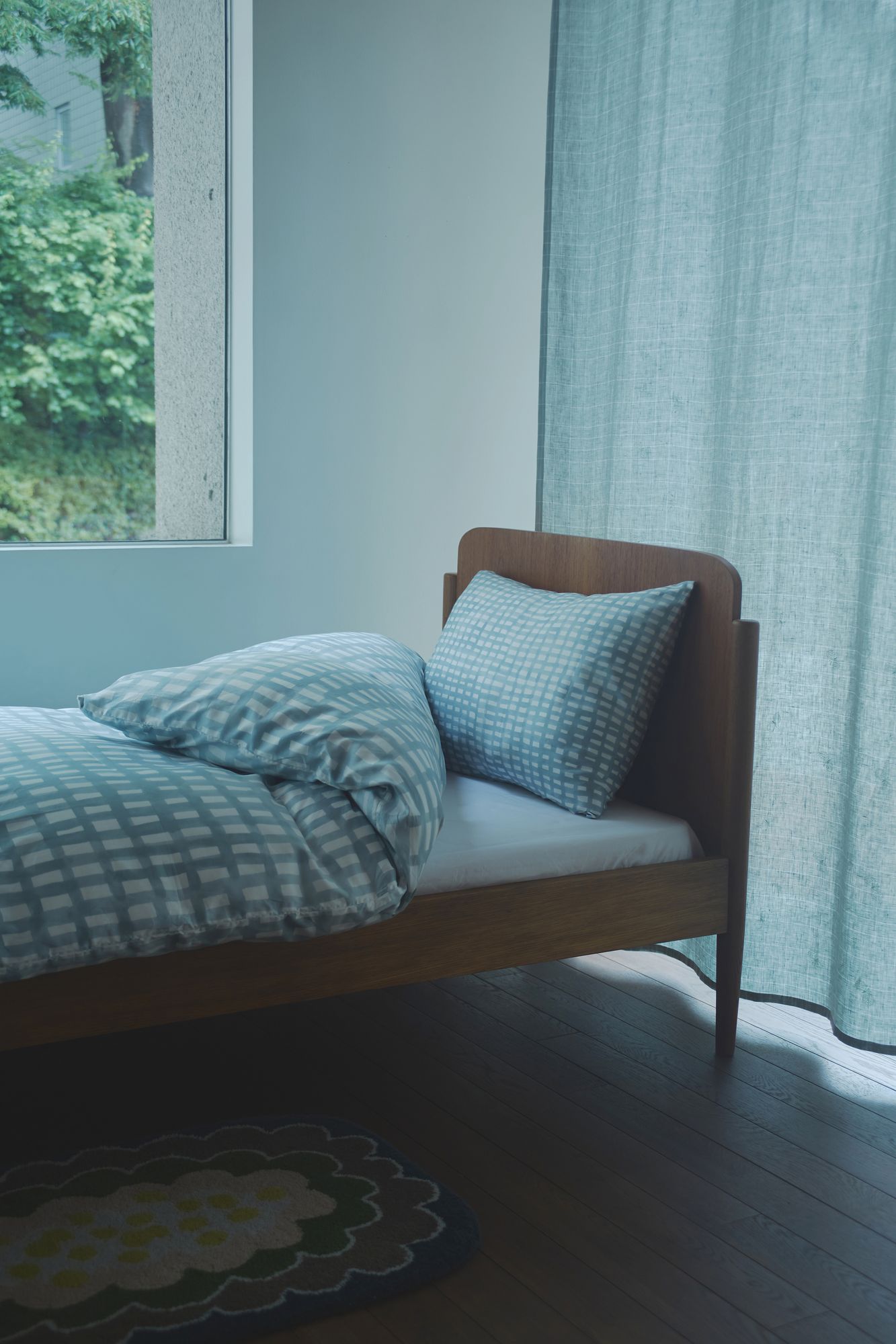 ミナペルホネン　掛け布団カバー sora check ベッドリネン - minä perhonen