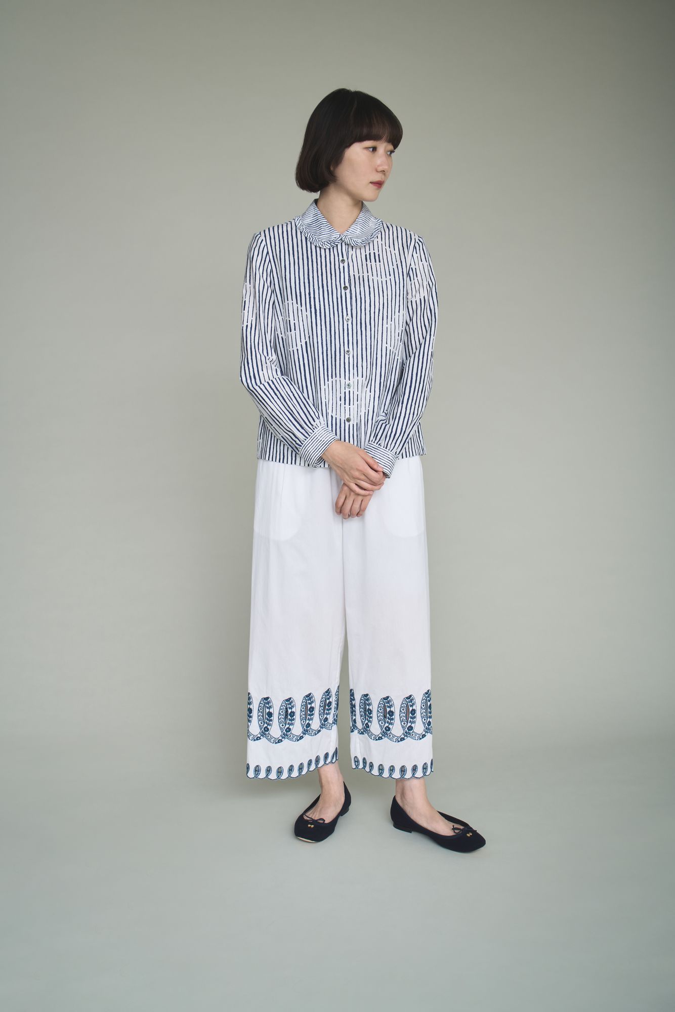 ミナペルホネン ribbon パンツ black 40 ribbon パンツ - minä perhonen