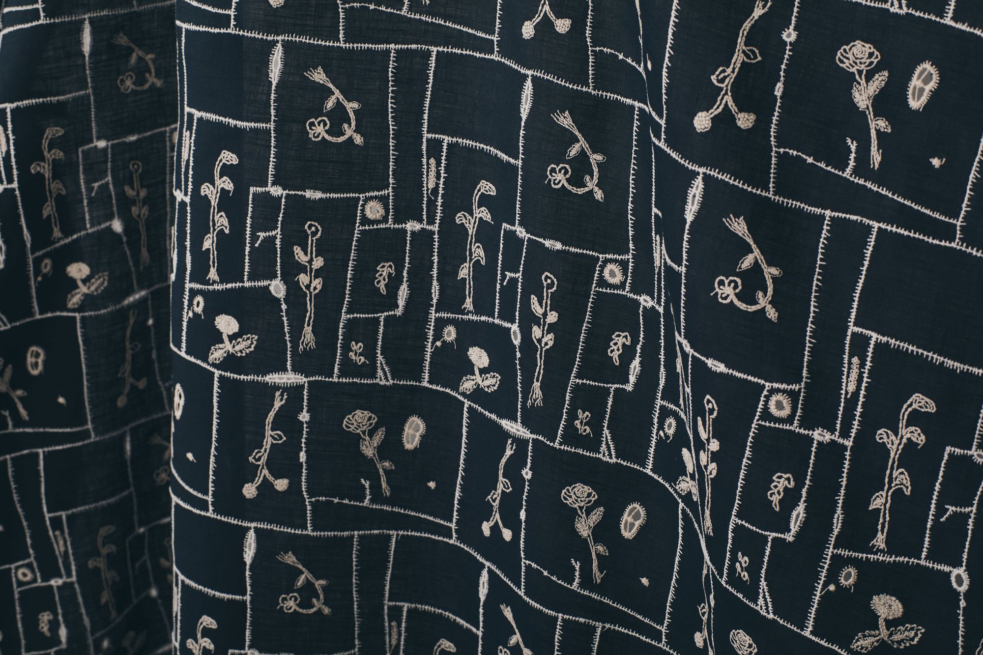 garden patchwork ファブリック - minä perhonen