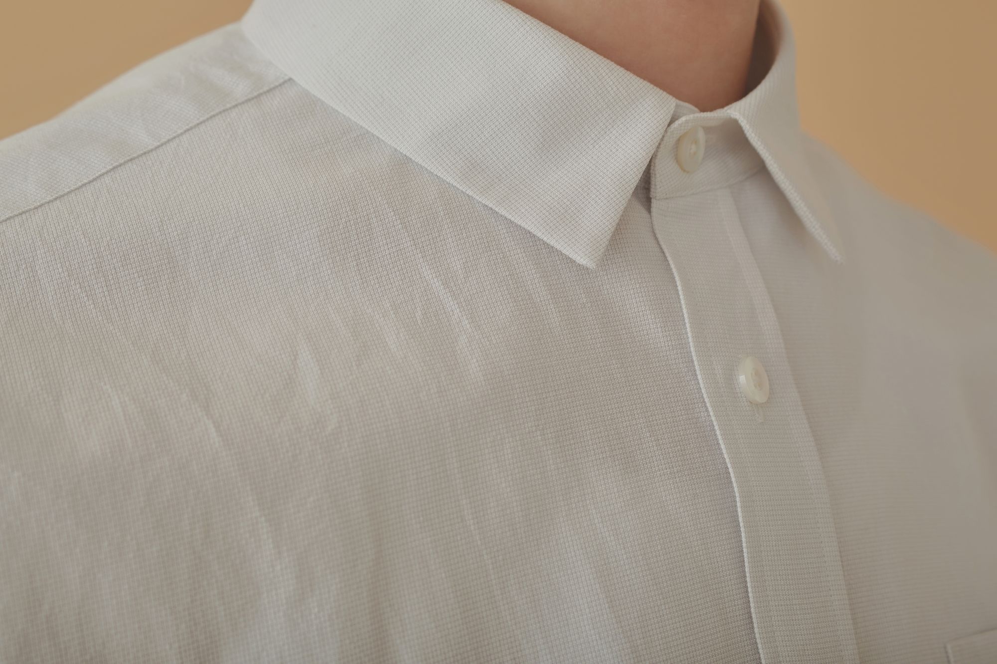 ミナ　ペルホネン mina perhonen /サラブレッド シャツ 染/メンズ】ミナペルホネン mina perhonen subtle net シャツ 42/L (34