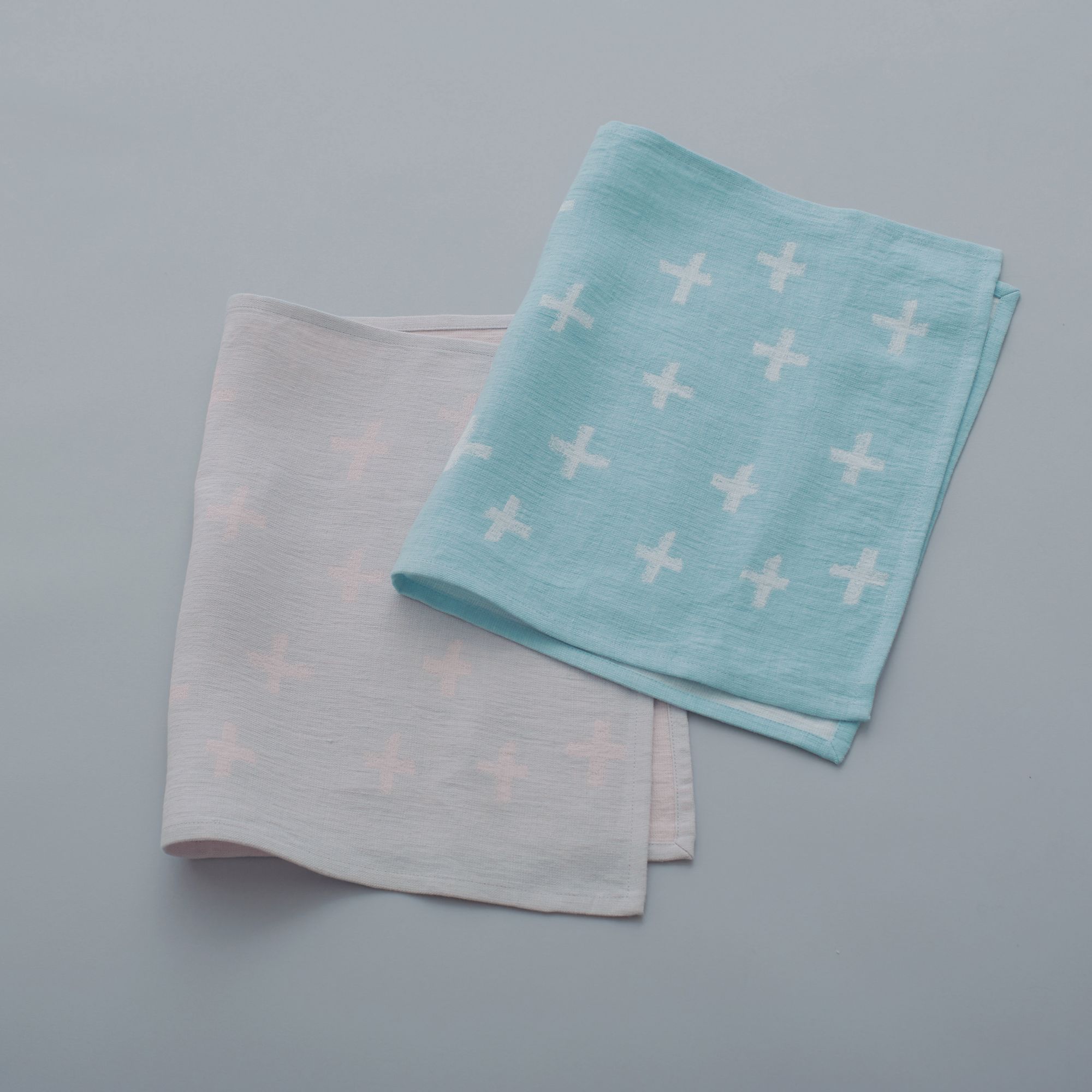 リネンマルチクロス　Bluepottery seed マルチリネンクロス - minä perhonen