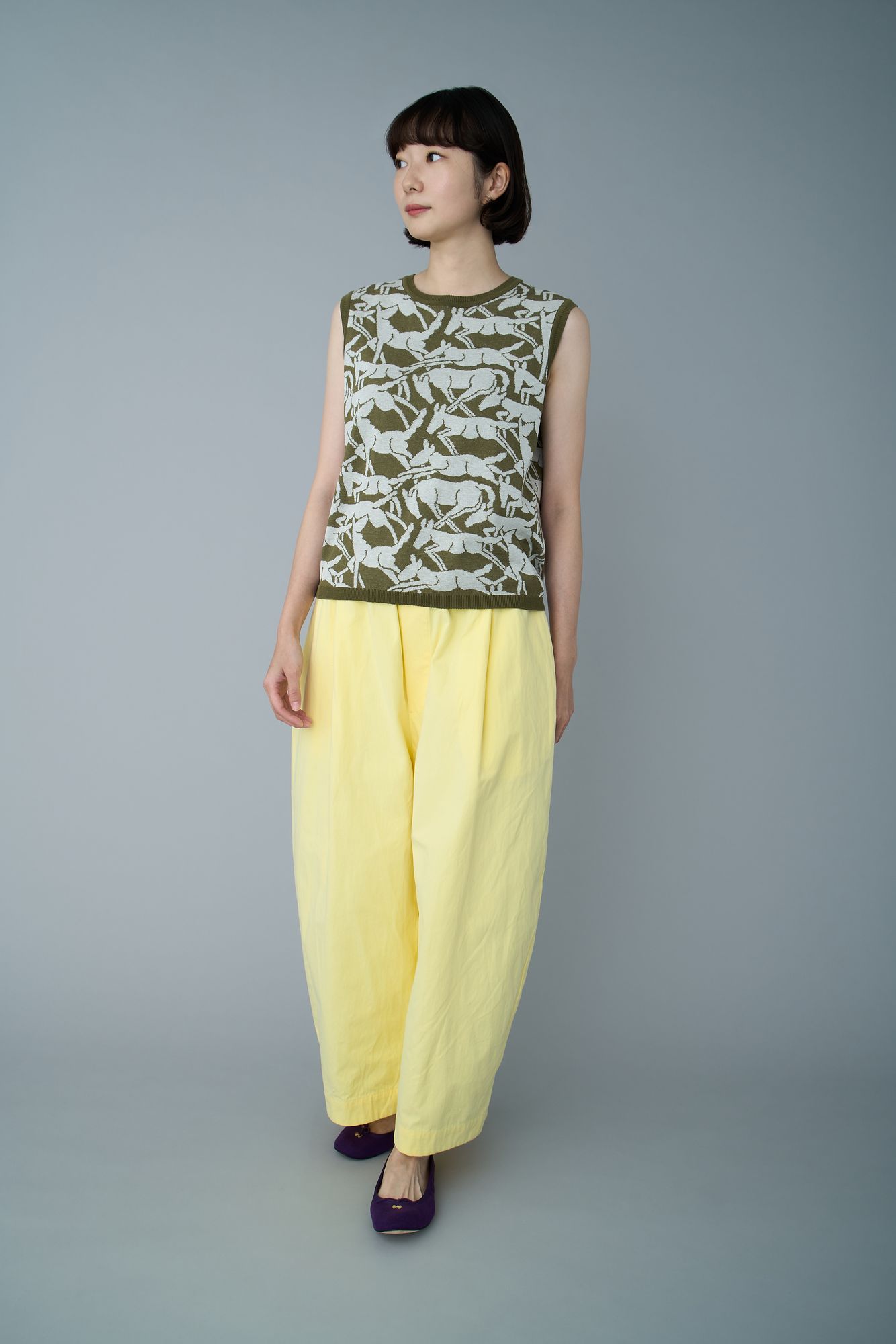 harbor クロップドパンツ - minä perhonen