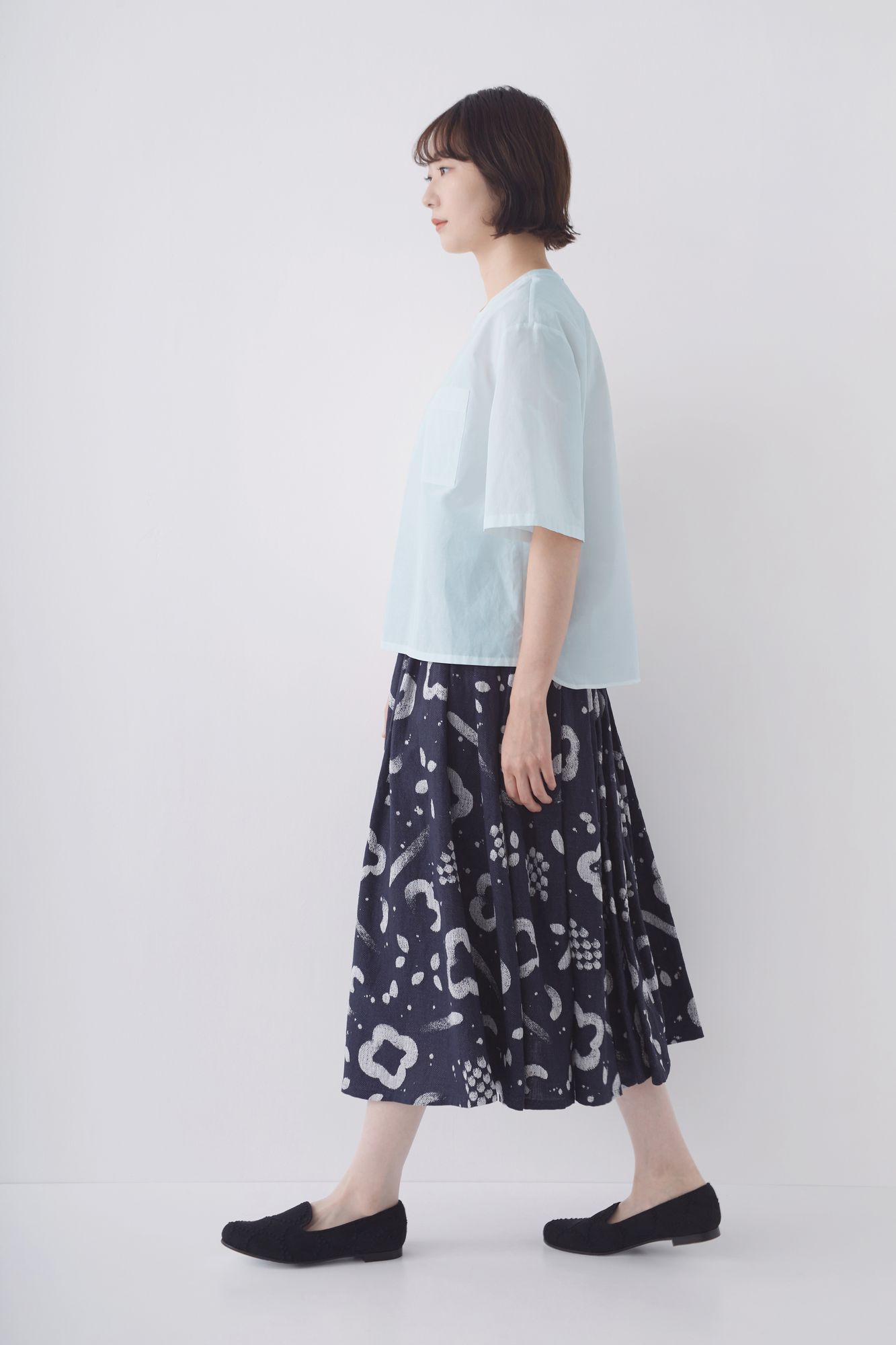 ミナペルホネン moon flower スカートM flower cosmo スカート - minä perhonen