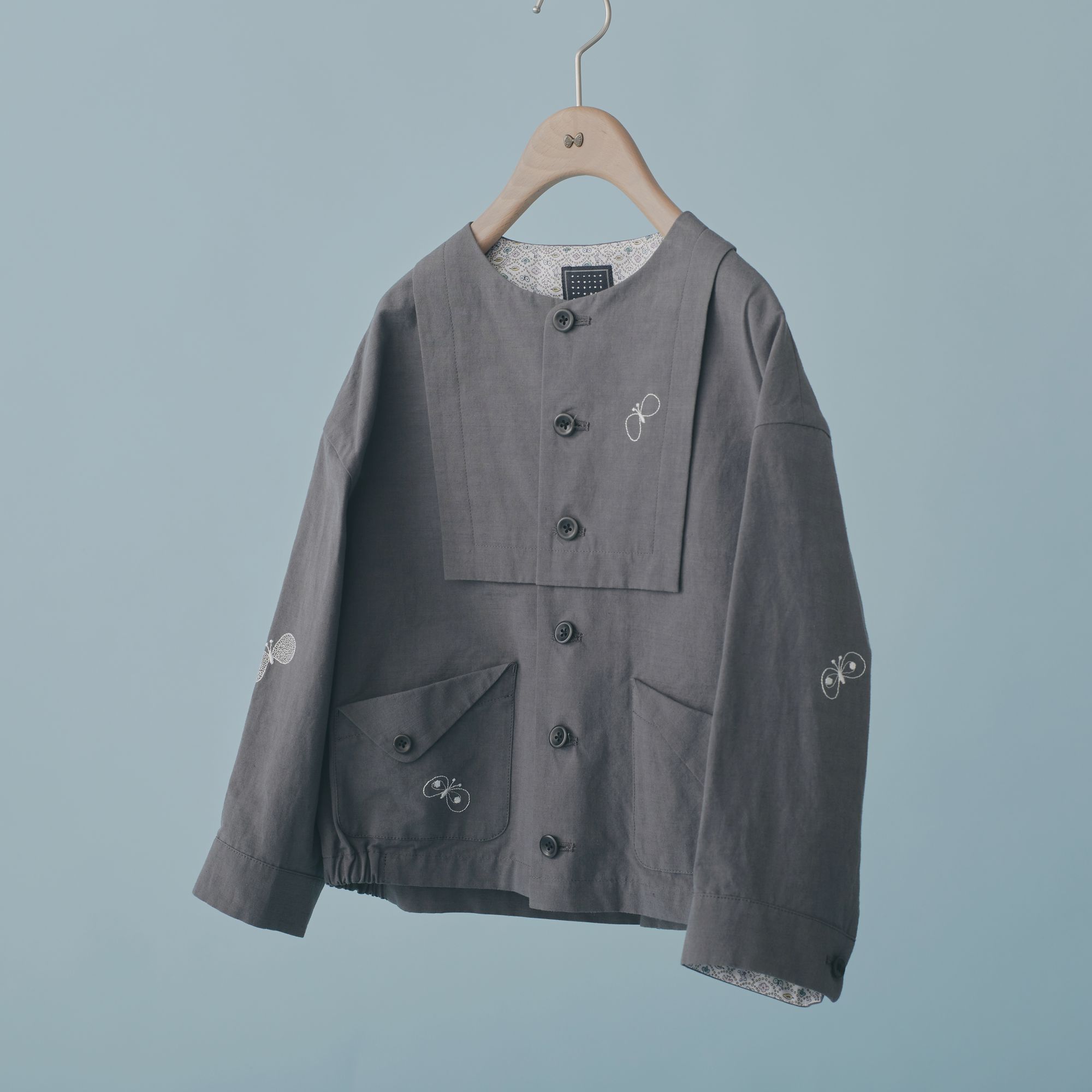 ミナペルホネン　ブルゾン　デニム　oneday choucho choucho ブルゾン - minä perhonen