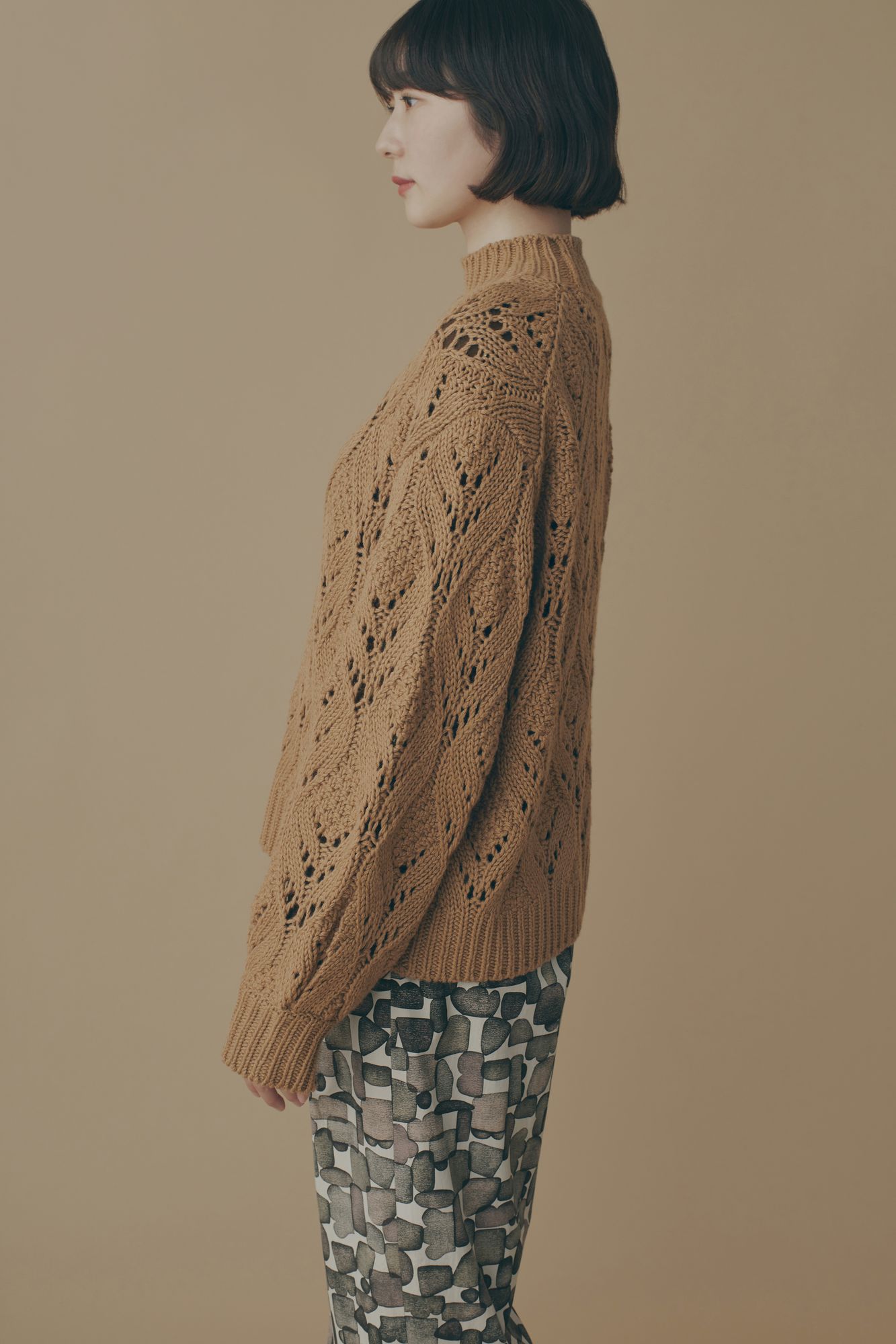 mina perhonenミナペルホネン whirlwind ウールモヘアニットプル