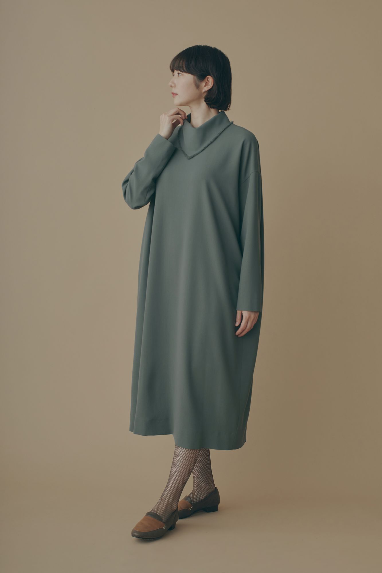 M】ミナペルホネン 38 minamoドレスlight mix M】ミナペルホネン 38