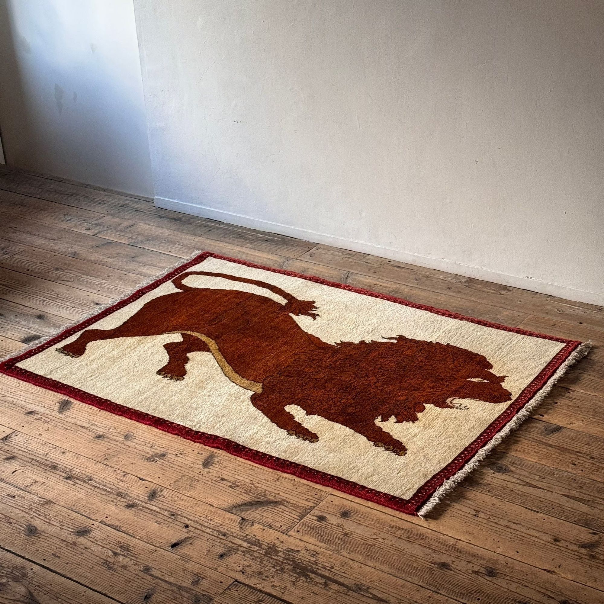 ペルシャ キャシュカイ 手作りラグ Qashqai Rug - minä perhonen