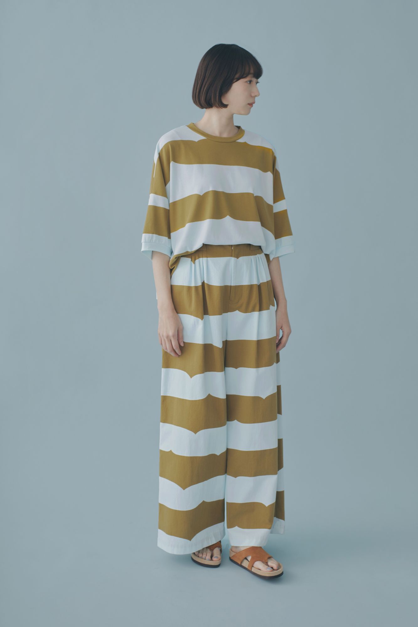 little wave ワイドパンツ - minä perhonen