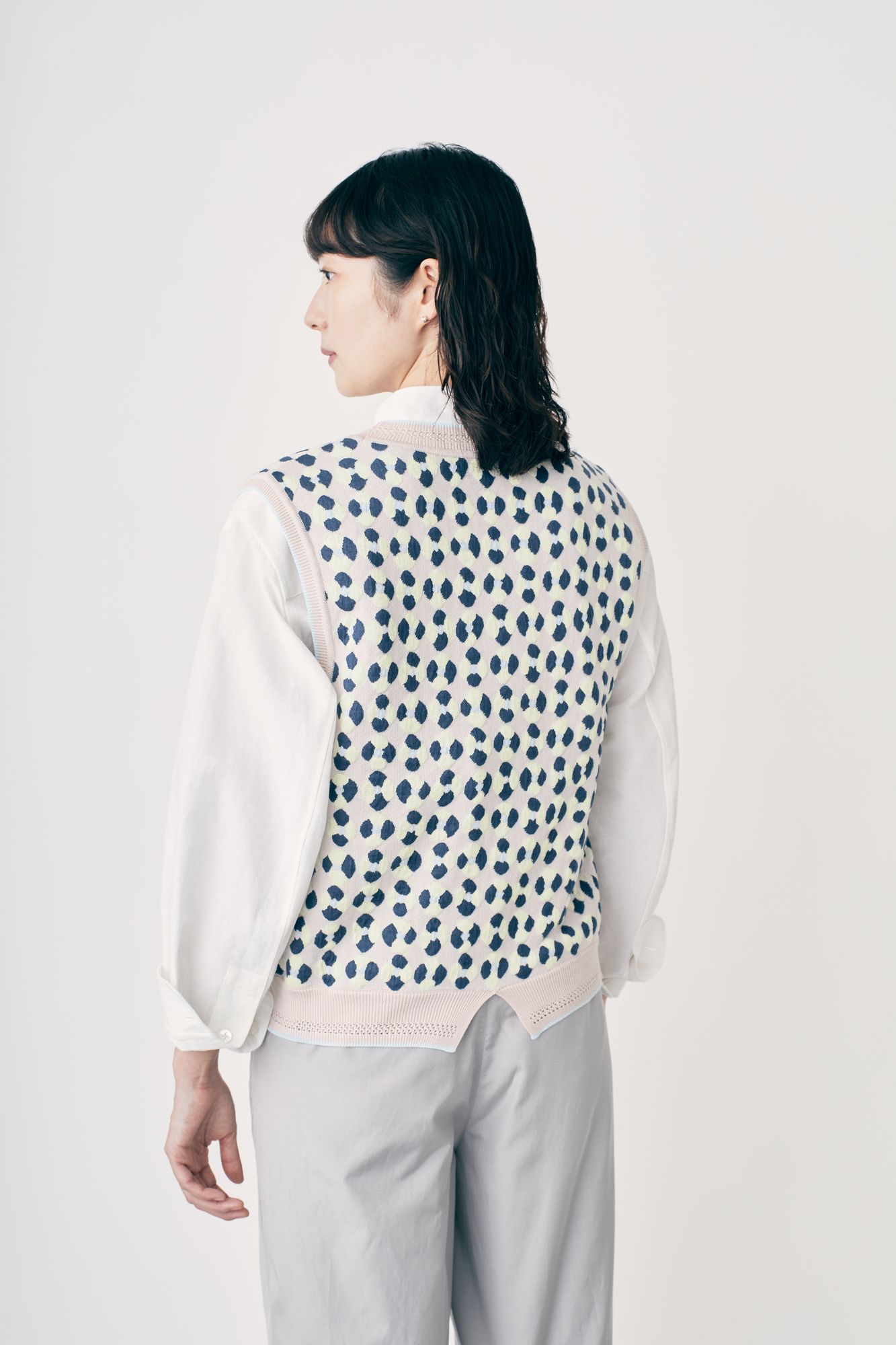 kukka kakku ニットベスト - minä perhonen