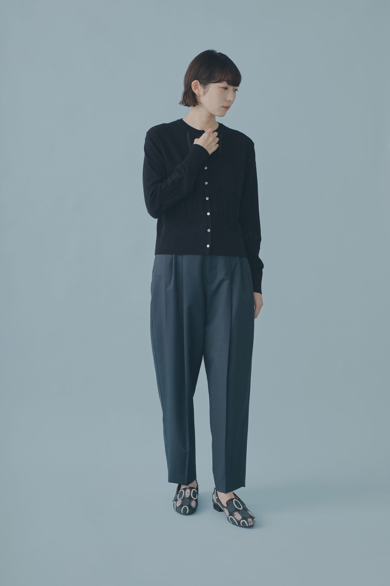 ミナペルホネン forest diamond テーパードパンツ mina perhonen moment テーパードパンツ - ミナペルホネン正規取扱店