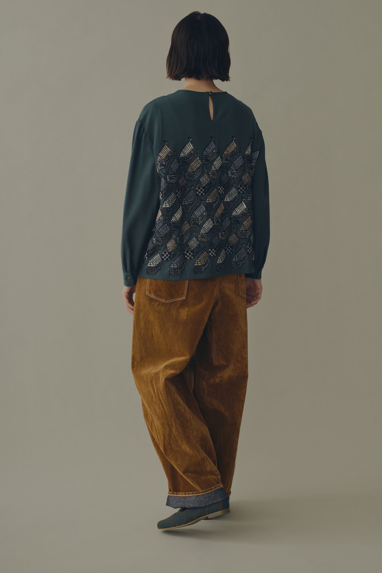 fête ワイドパンツ - minä perhonen