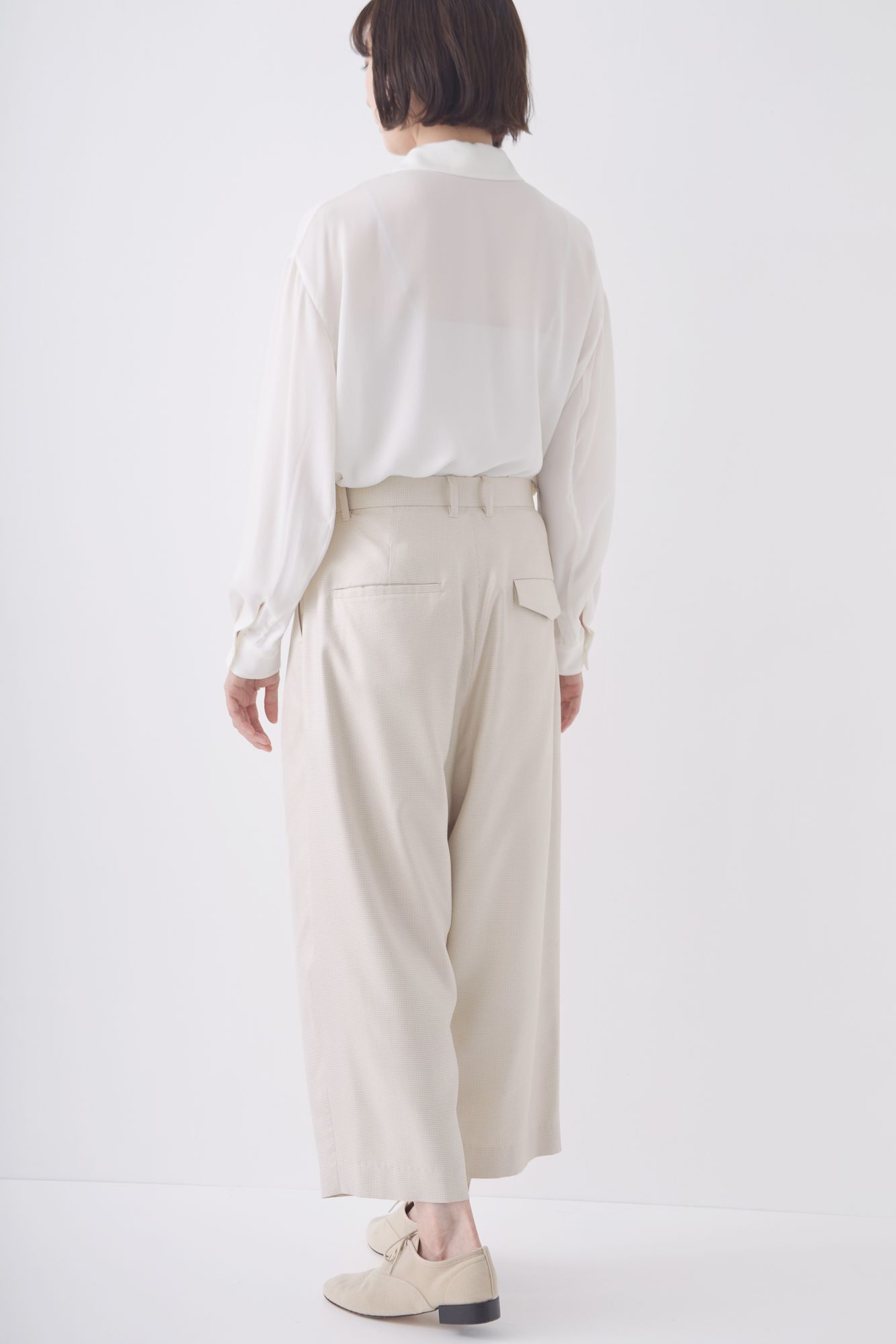 calm check パンツ - minä perhonen