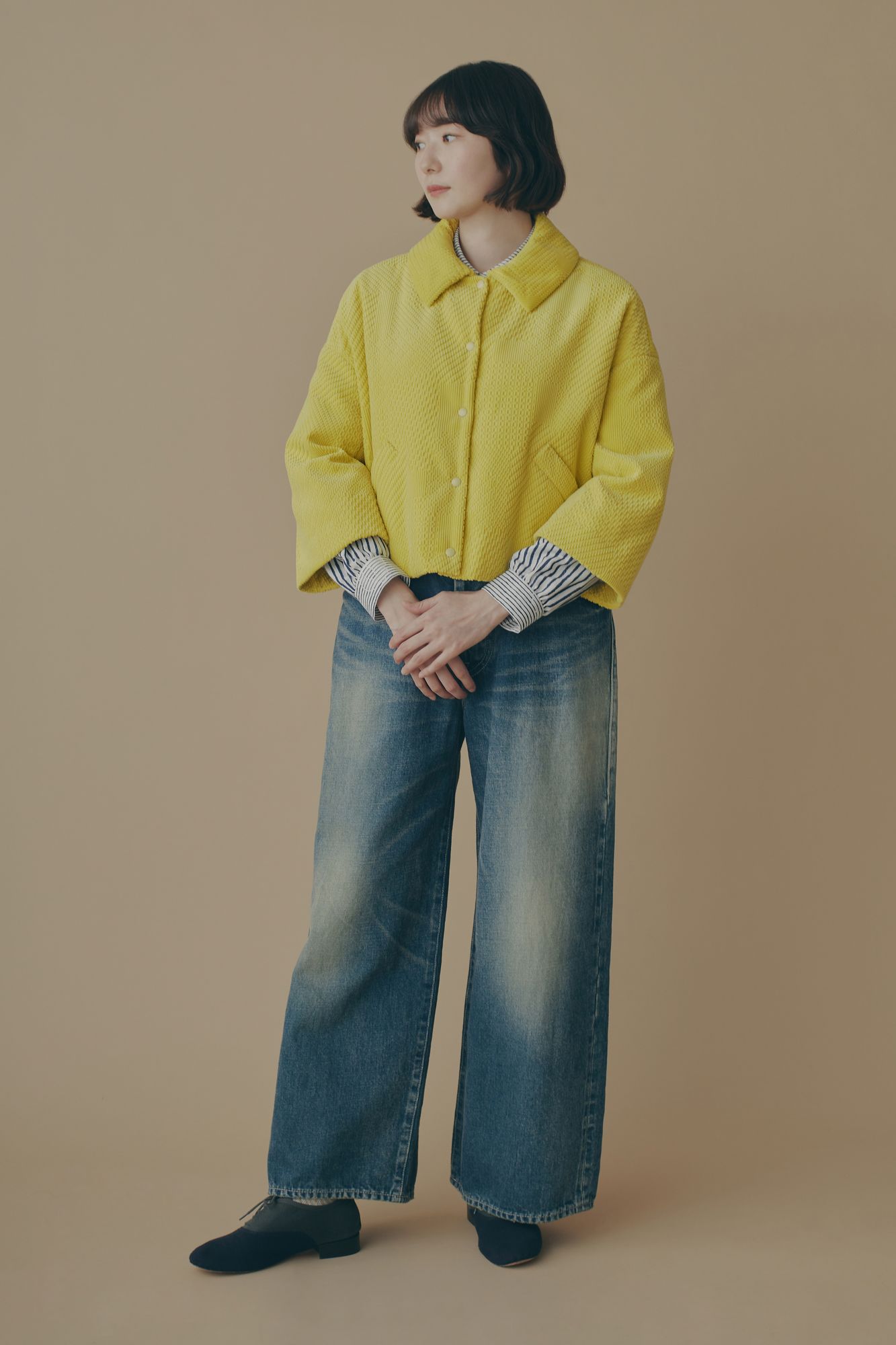 land puzzle ショートジャケット - minä perhonen